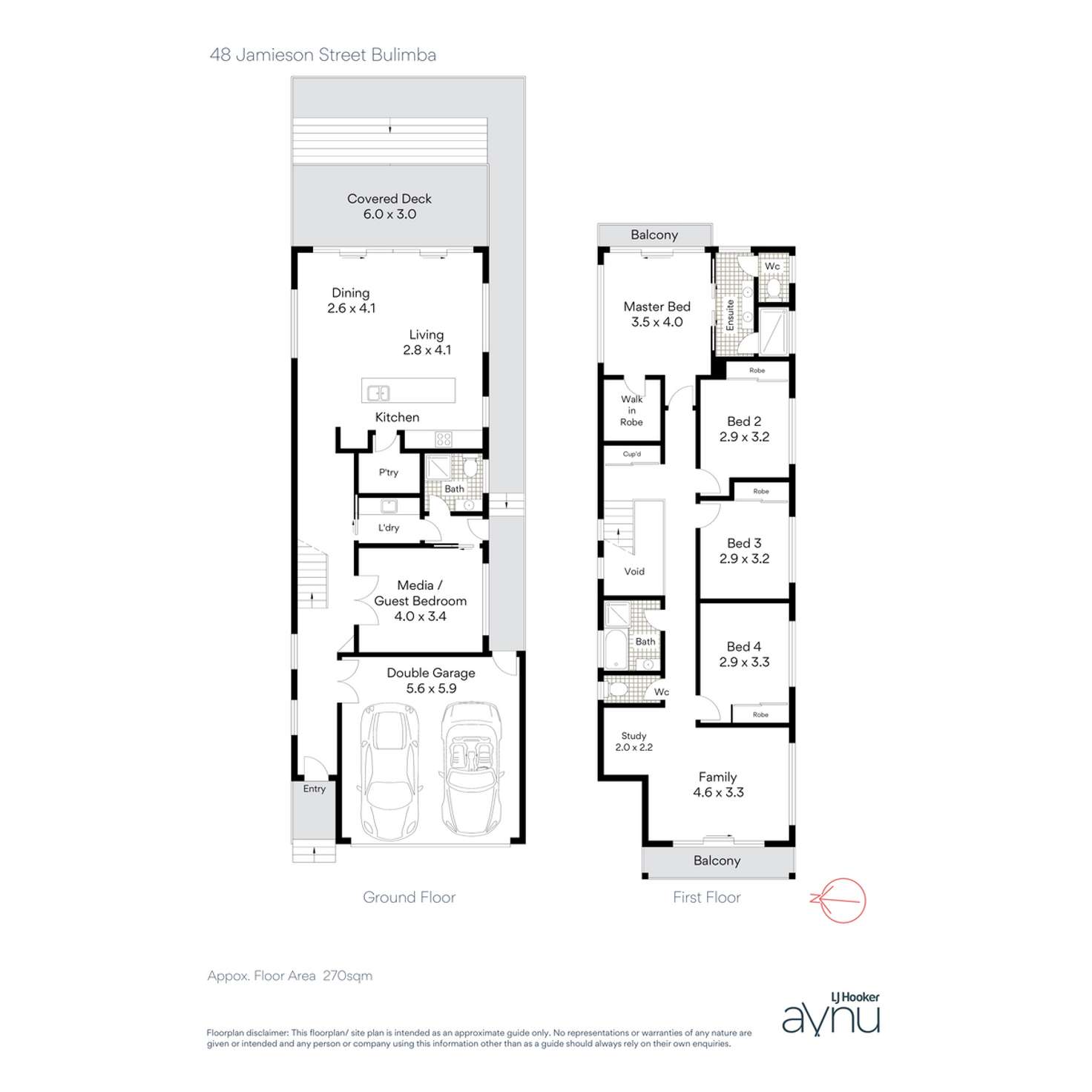 Floorplan of Homely house listing, 48 Jamieson Street, Bulimba QLD 4171