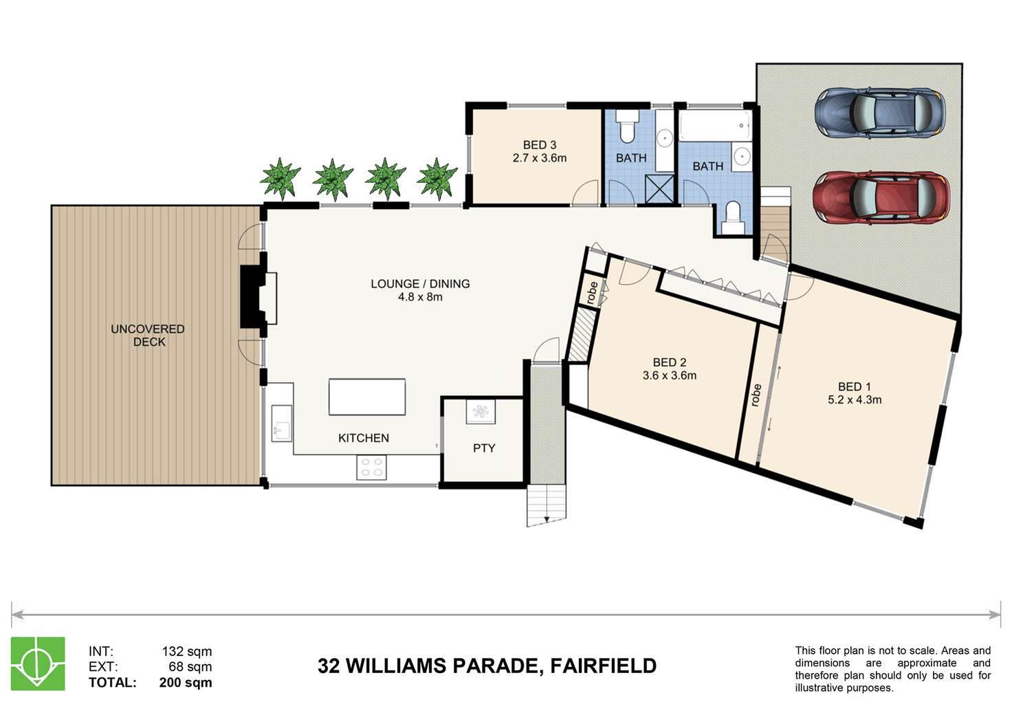 Floorplan of Homely house listing, 32 William Parade, Fairfield QLD 4103