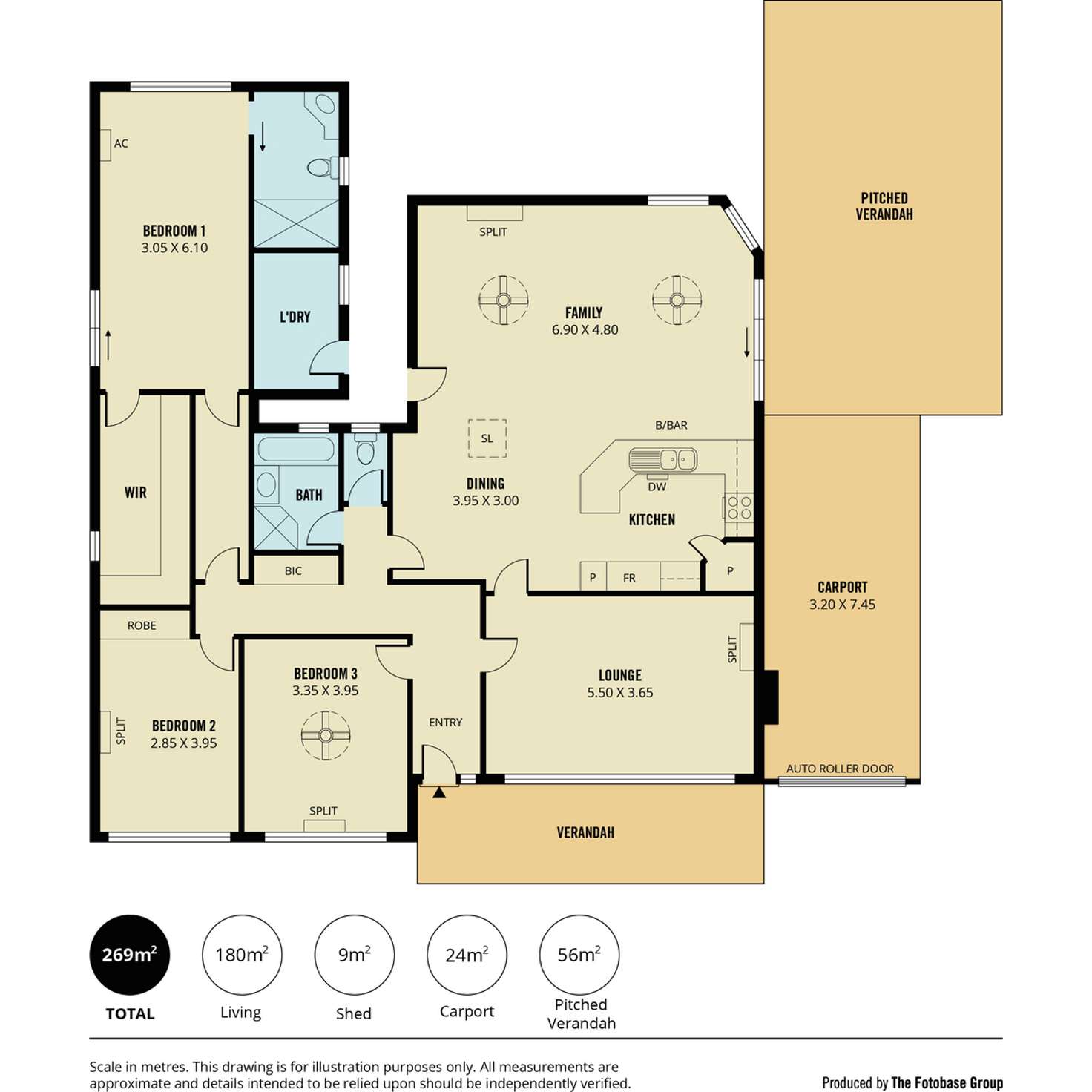 Floorplan of Homely house listing, 15 Finsterwald Way, Fairview Park SA 5126