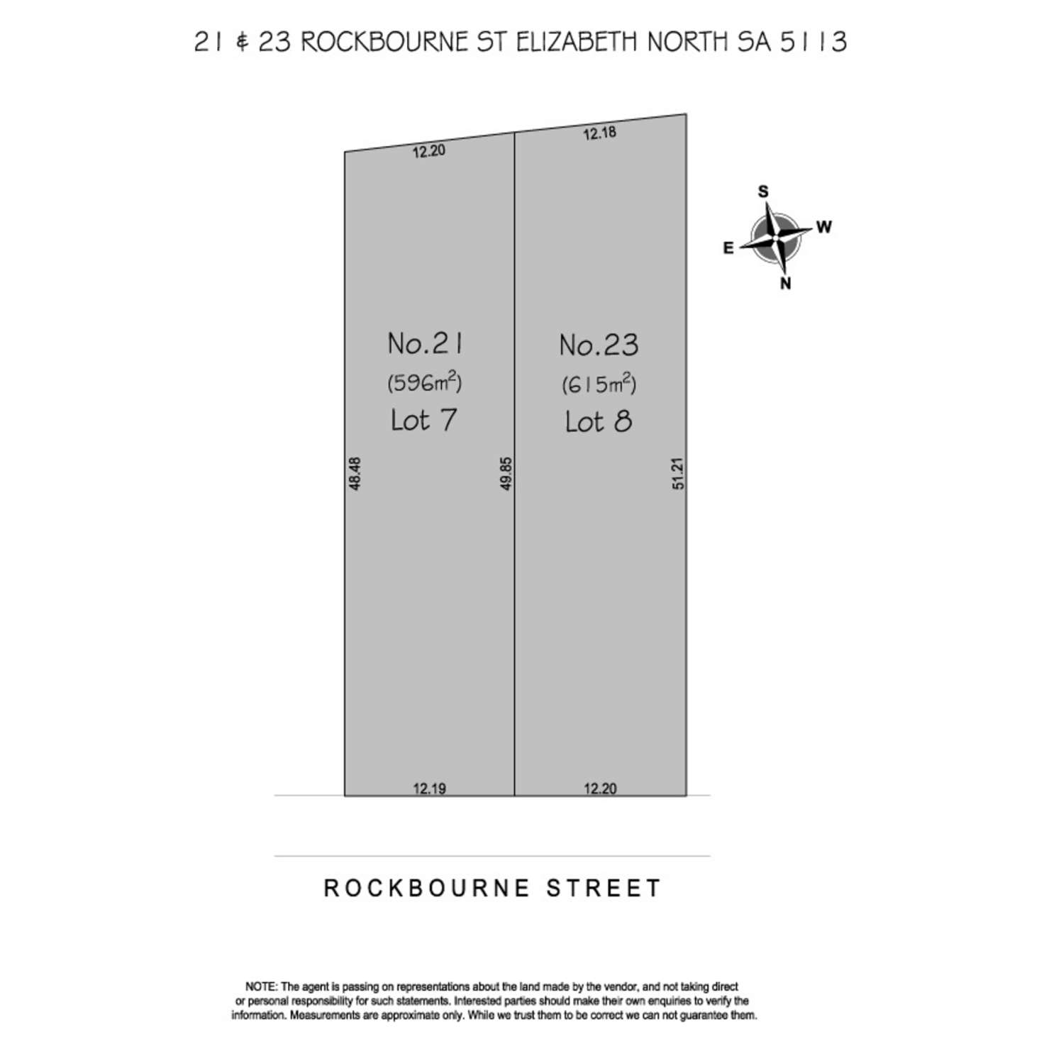 Floorplan of Homely residentialLand listing, 21 Rockbourne Road, Elizabeth North SA 5113