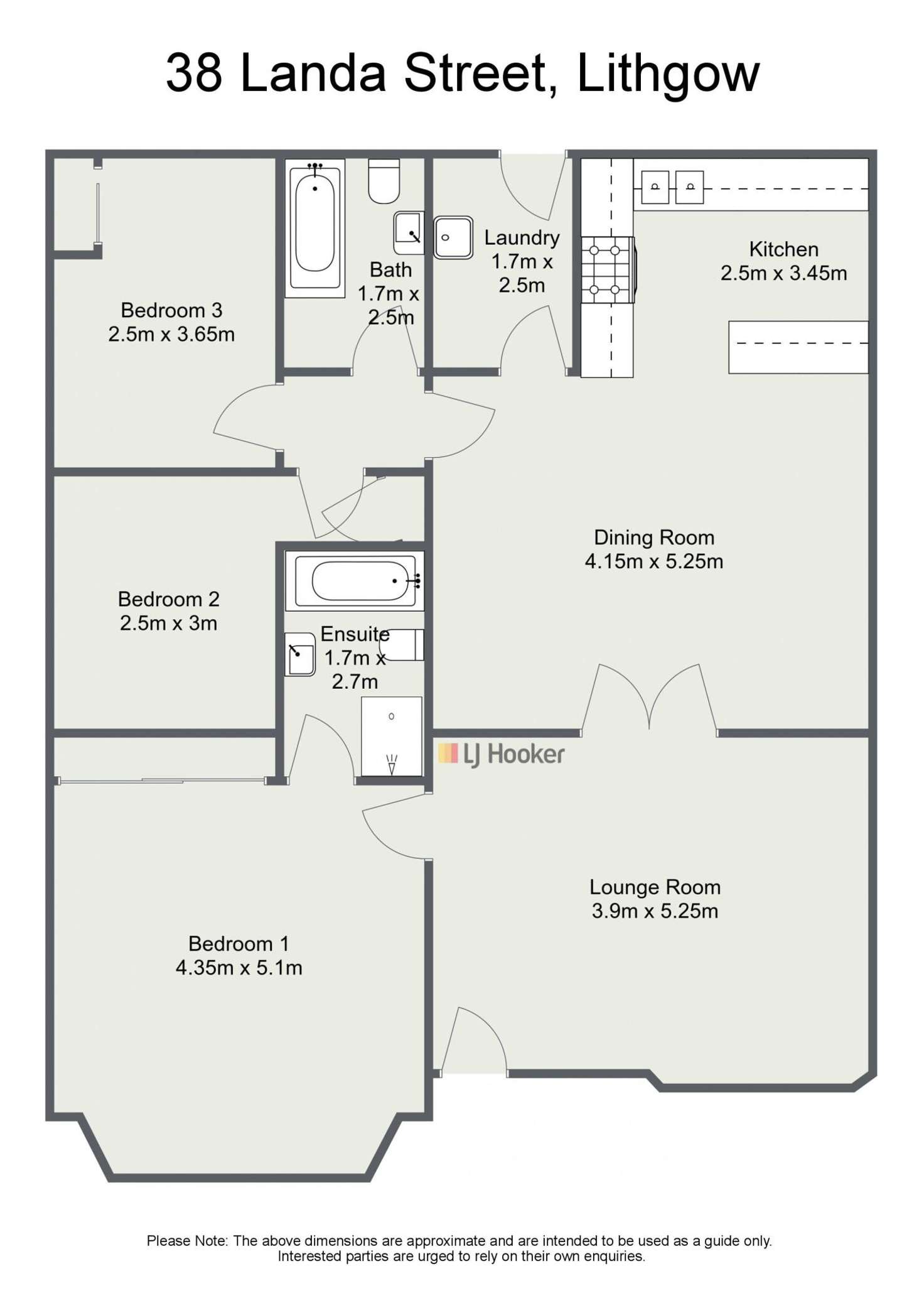 Floorplan of Homely house listing, 38 Landa Street, Lithgow NSW 2790