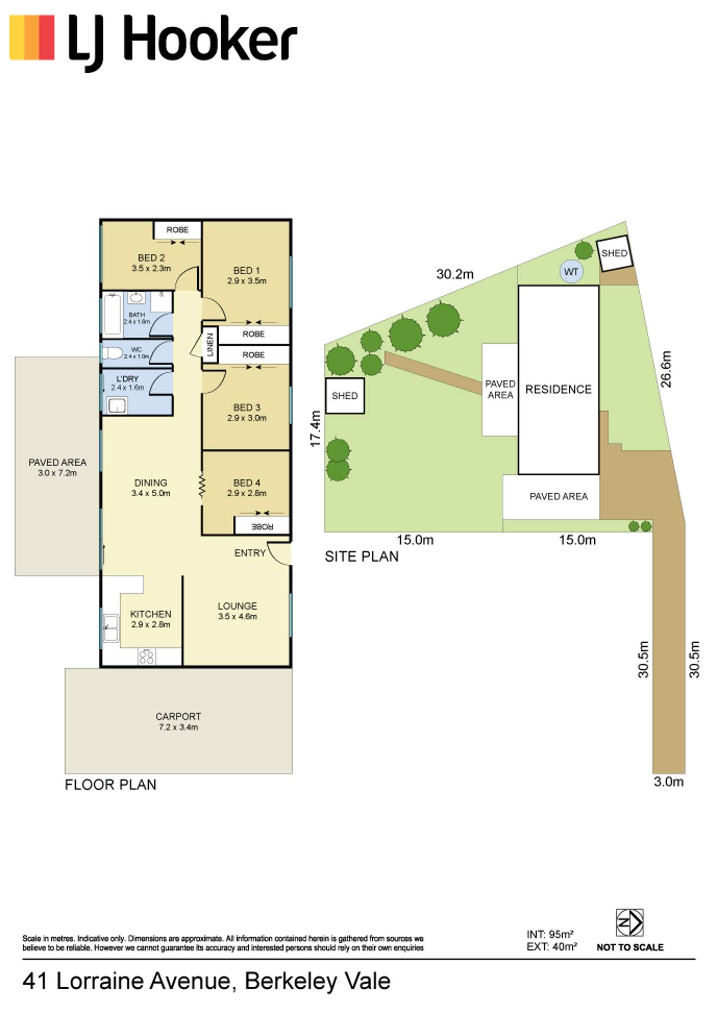 Floorplan of Homely house listing, 41 Lorraine Ave, Berkeley Vale NSW 2261