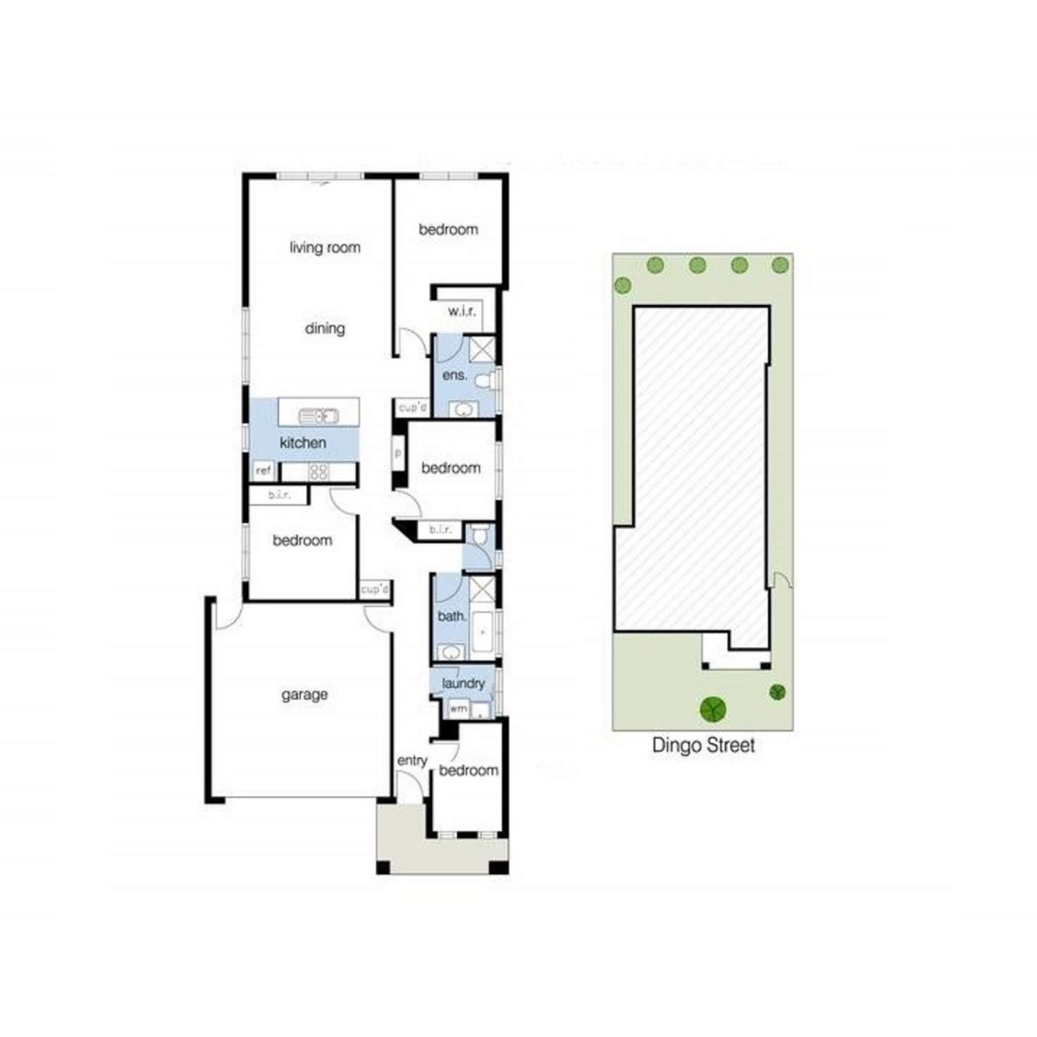 Floorplan of Homely house listing, 46 Dingo Street, Point Cook VIC 3030