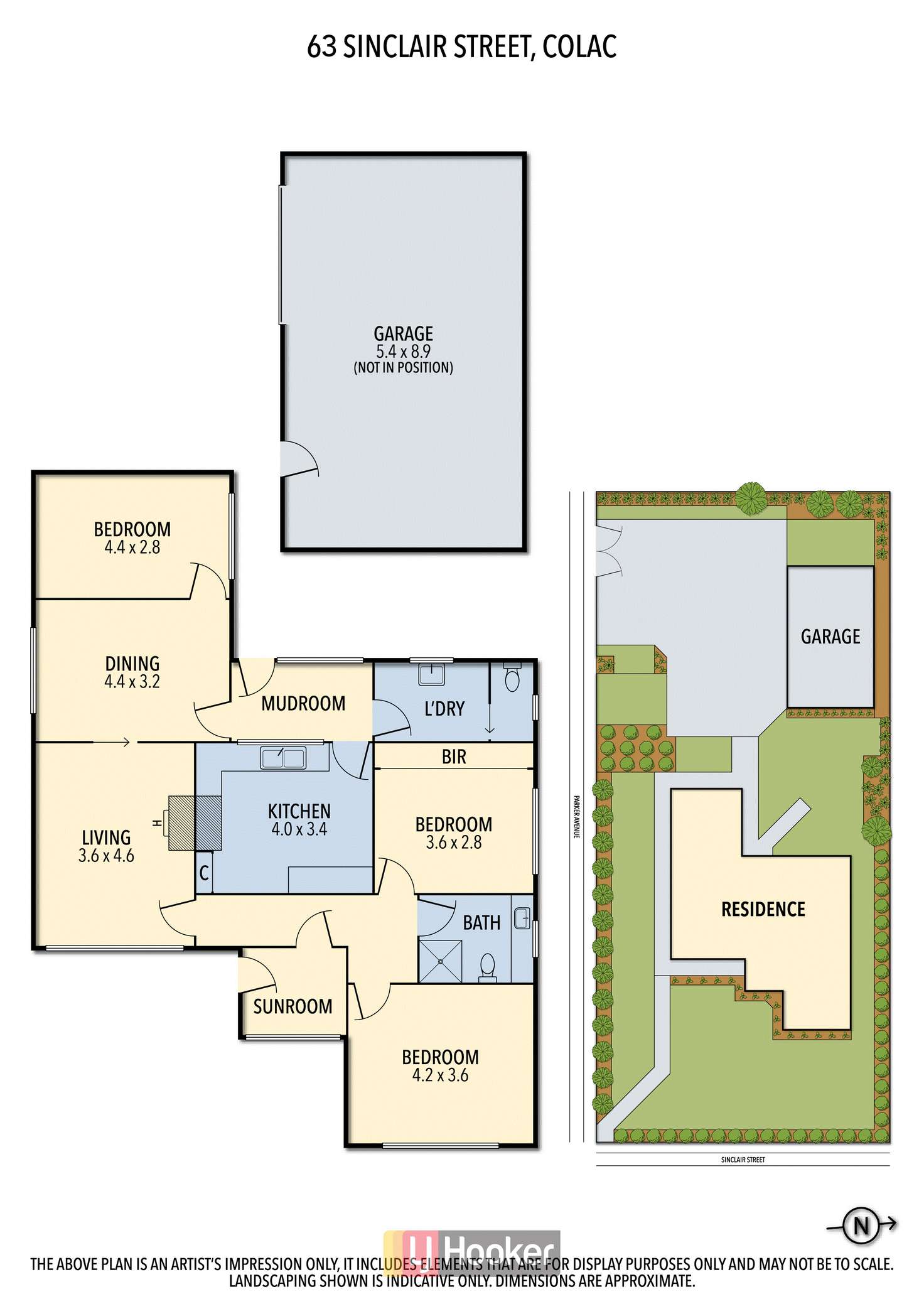 Floorplan of Homely house listing, 63 Sinclair Street, Colac VIC 3250