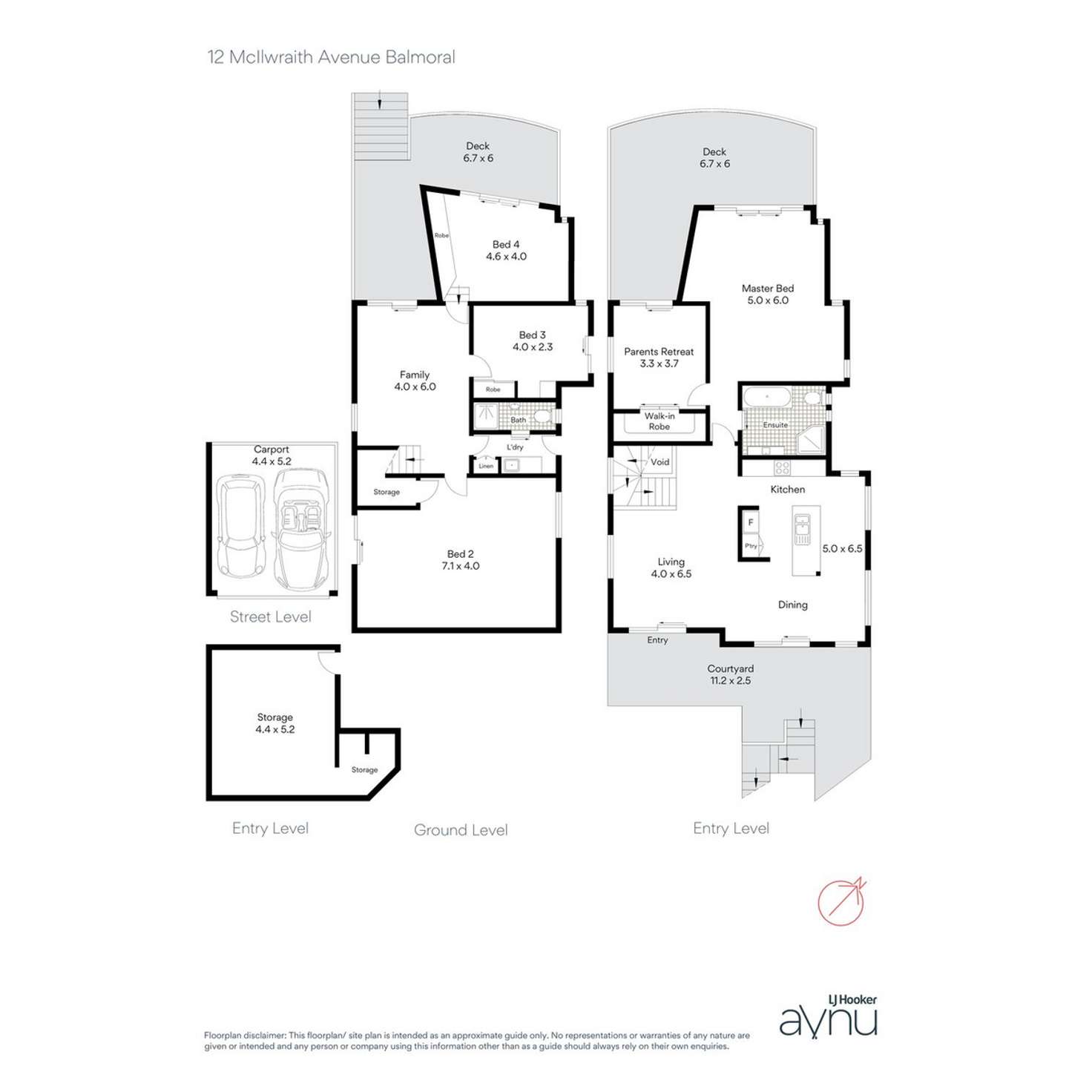 Floorplan of Homely house listing, 12 McIlwraith Avenue, Balmoral QLD 4171