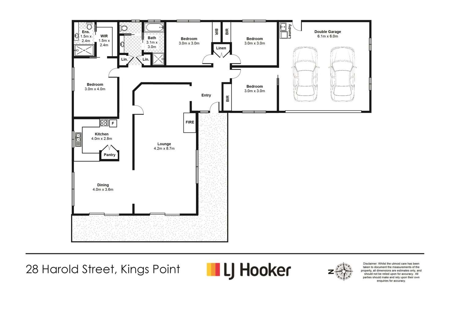 Floorplan of Homely house listing, 28 Harold Street, Kings Point NSW 2539