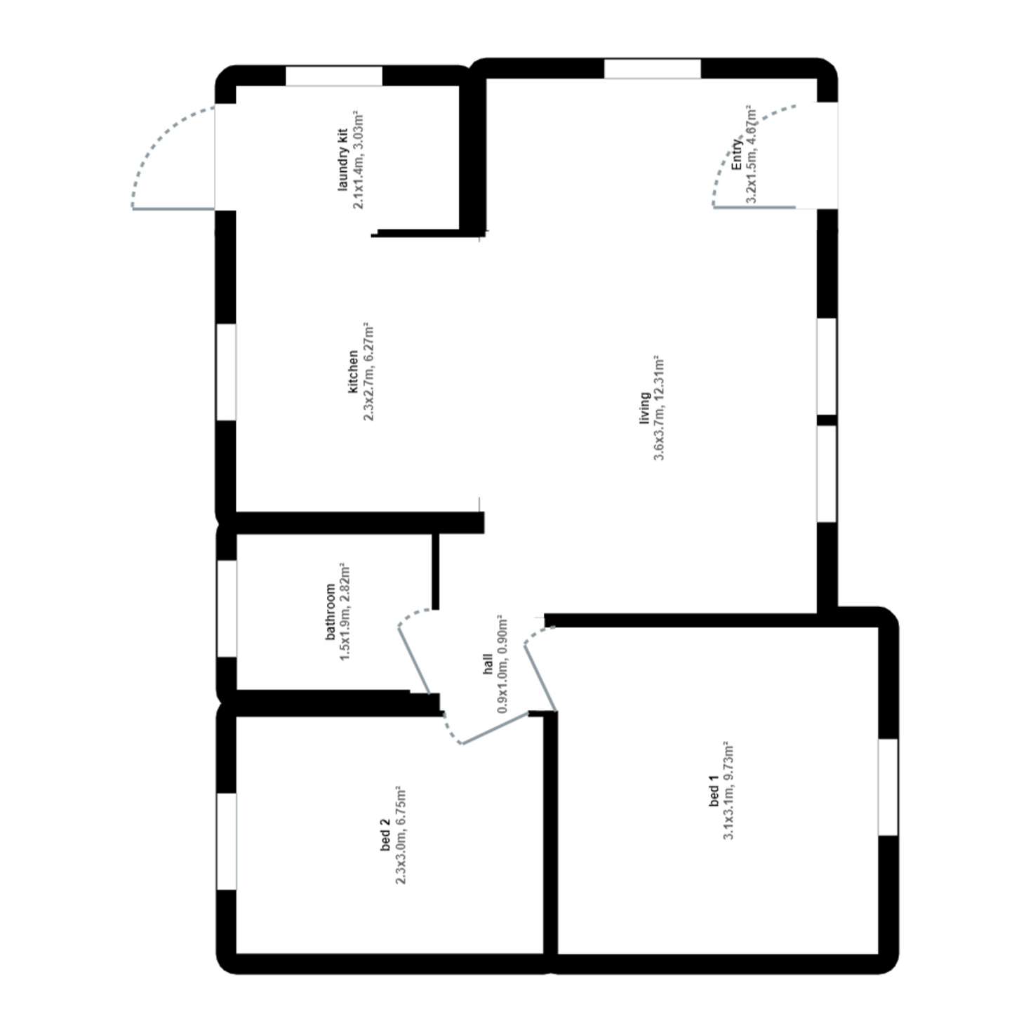 Floorplan of Homely house listing, 2 Vine Street, North Haven NSW 2443