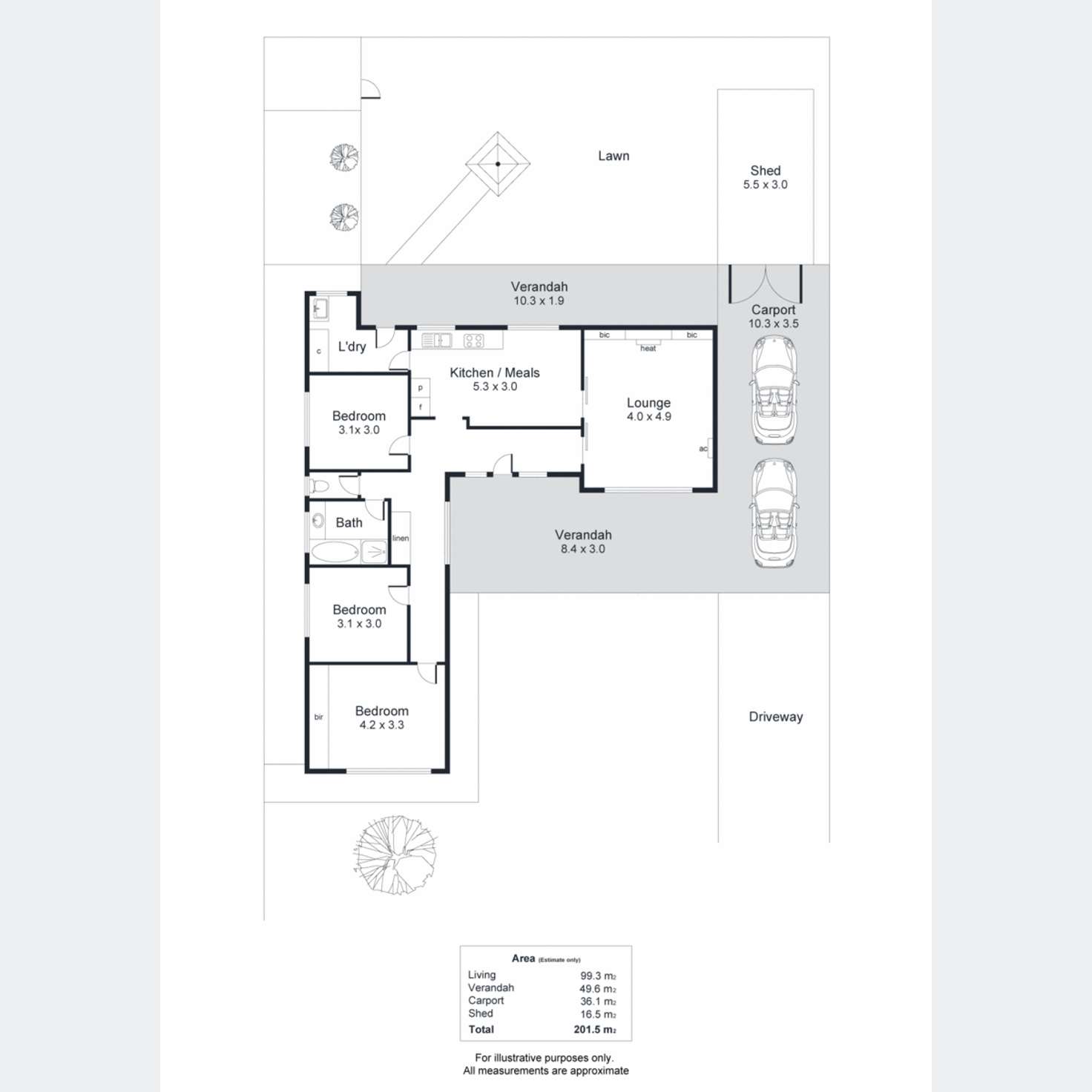 Floorplan of Homely house listing, 17 Guernsey Crescent, Salisbury North SA 5108