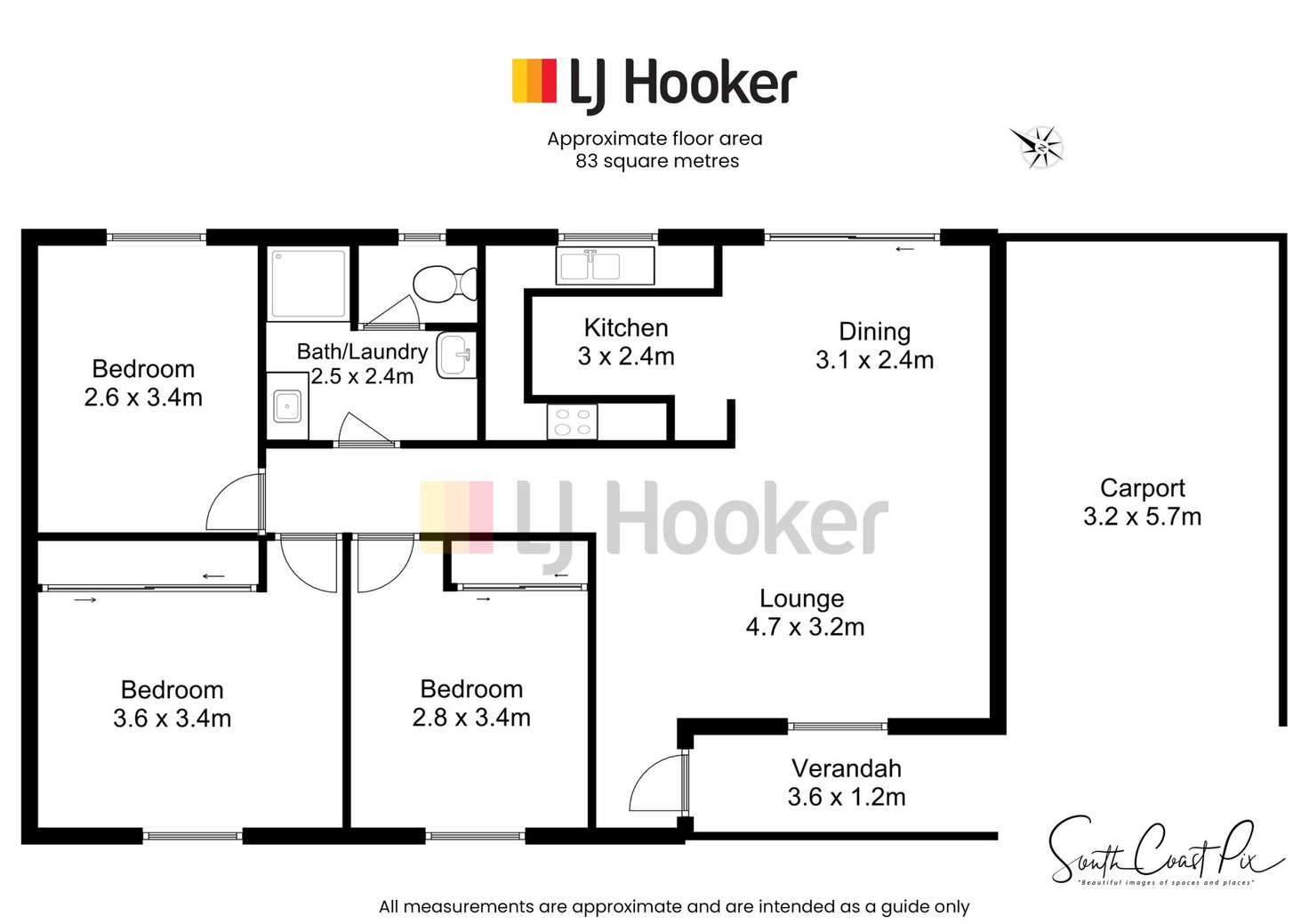 Floorplan of Homely unit listing, 7/12 Old Princes Highway, Batemans Bay NSW 2536