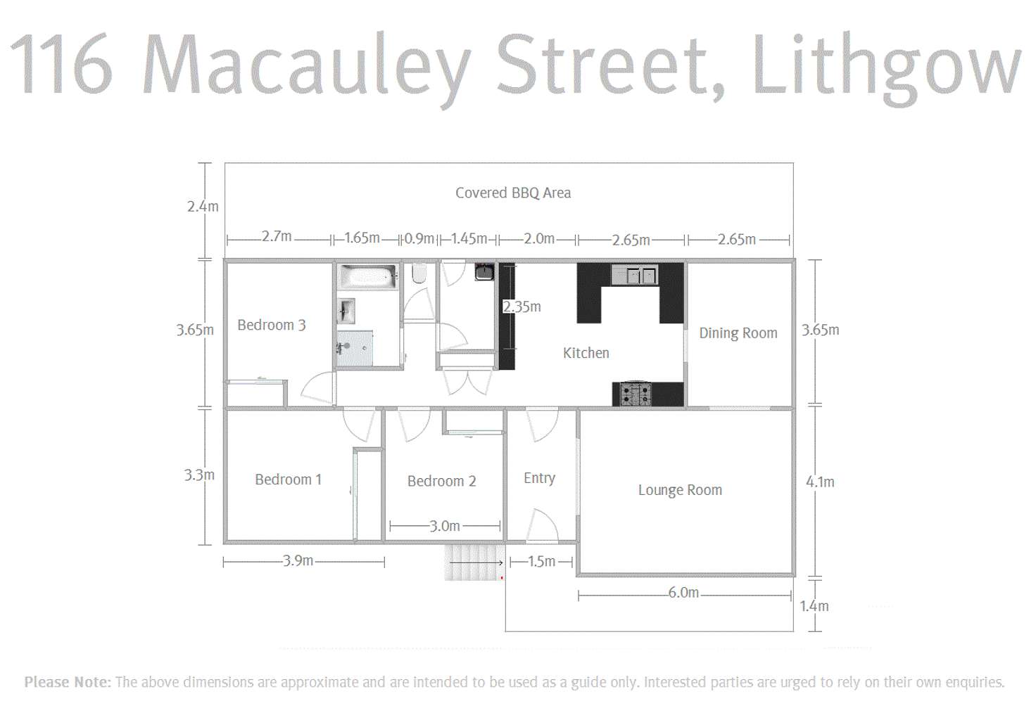 Floorplan of Homely house listing, 116 Macauley Street, Lithgow NSW 2790