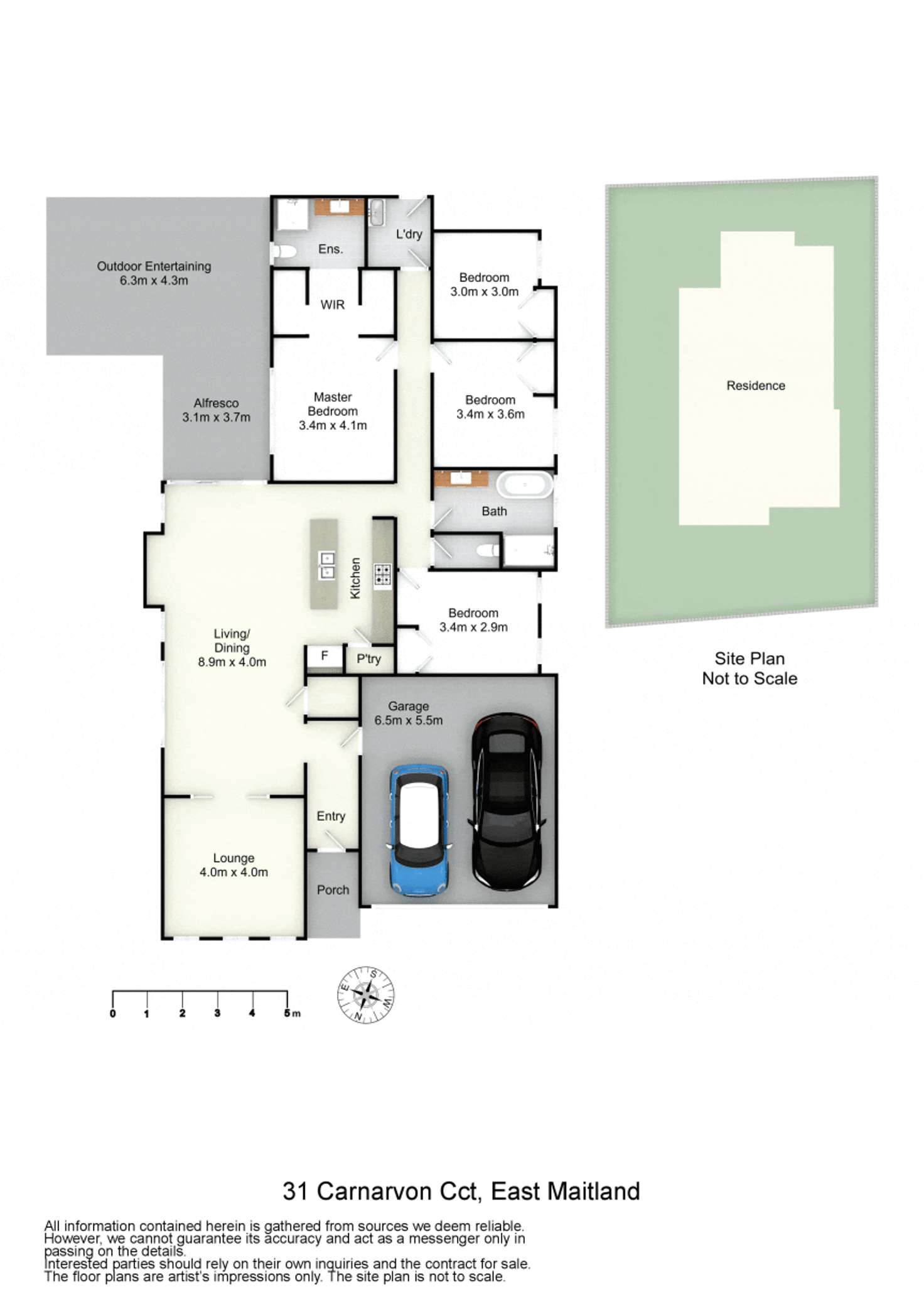 Floorplan of Homely house listing, 31 Carnarvon Circuit, East Maitland NSW 2323