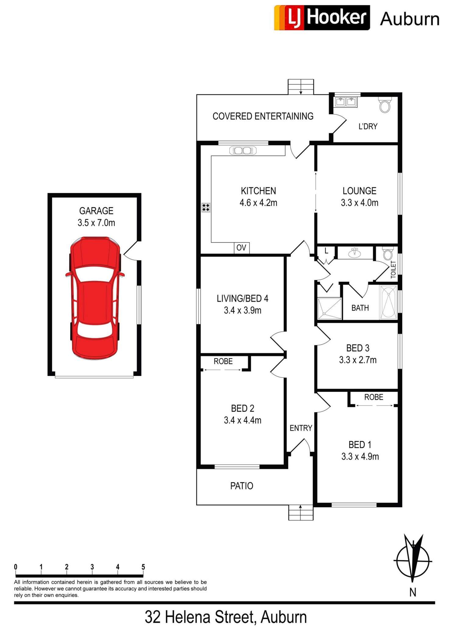 Floorplan of Homely house listing, 32 Helena St, Auburn NSW 2144