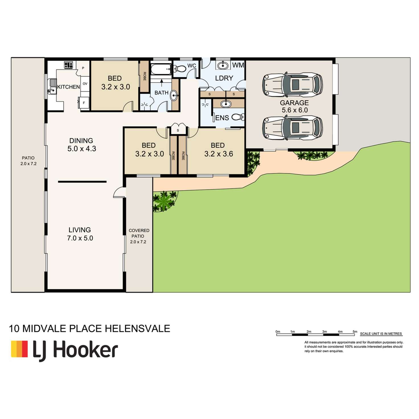 Floorplan of Homely house listing, 10 Midvale Place, Helensvale QLD 4212