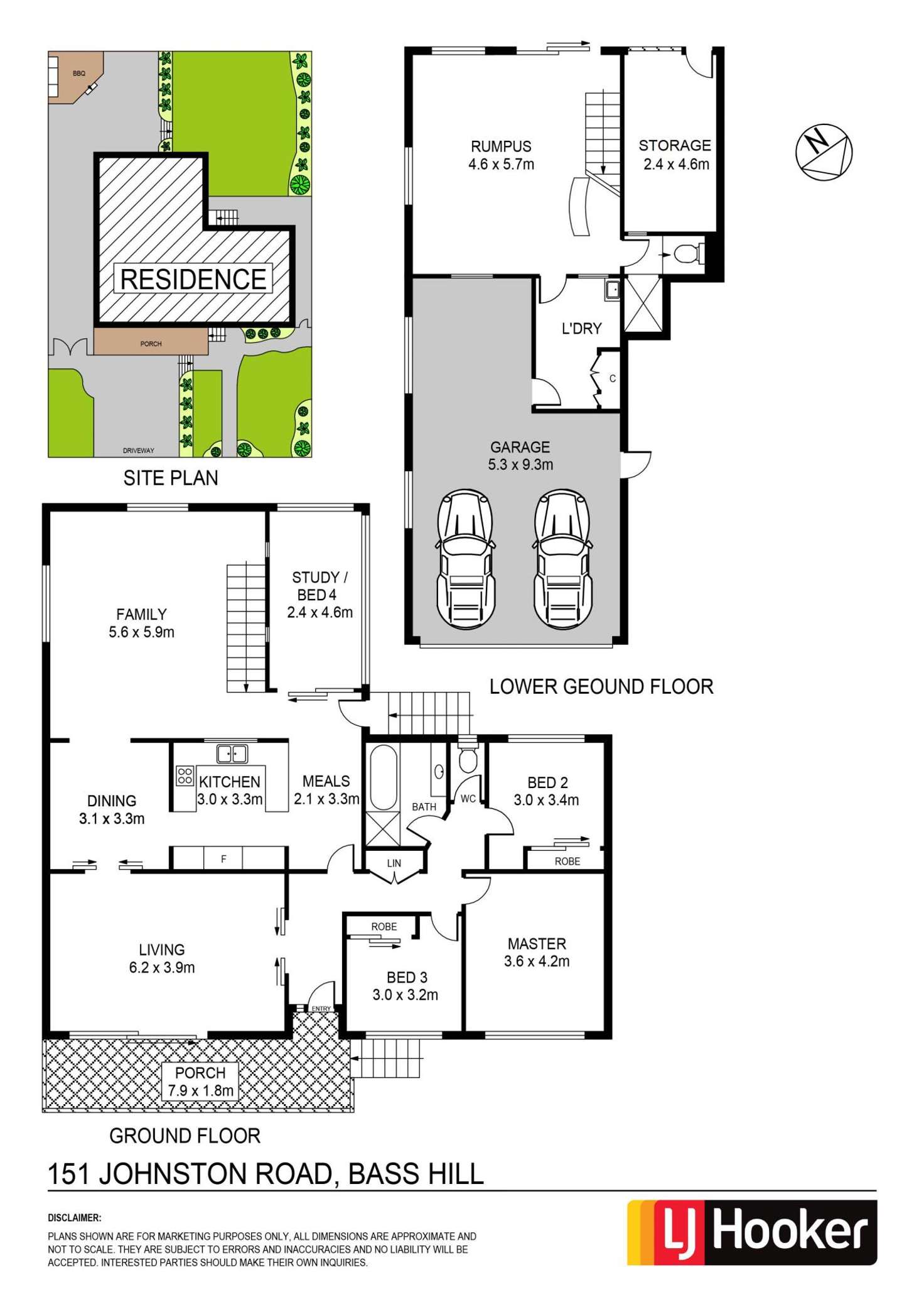 Floorplan of Homely house listing, 151 Johnston Road, Bass Hill NSW 2197