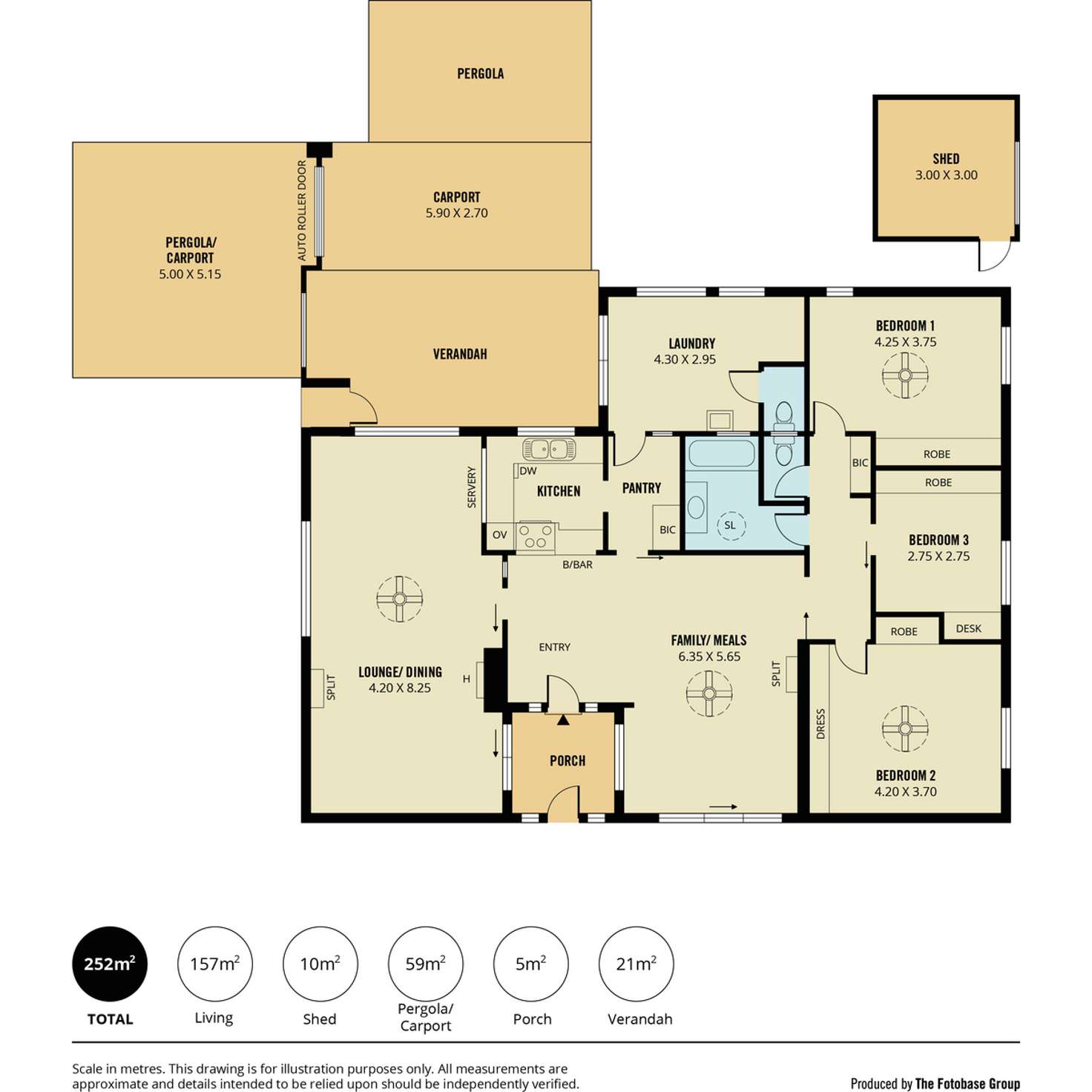 Floorplan of Homely house listing, 8 Hodge Road, Para Hills SA 5096