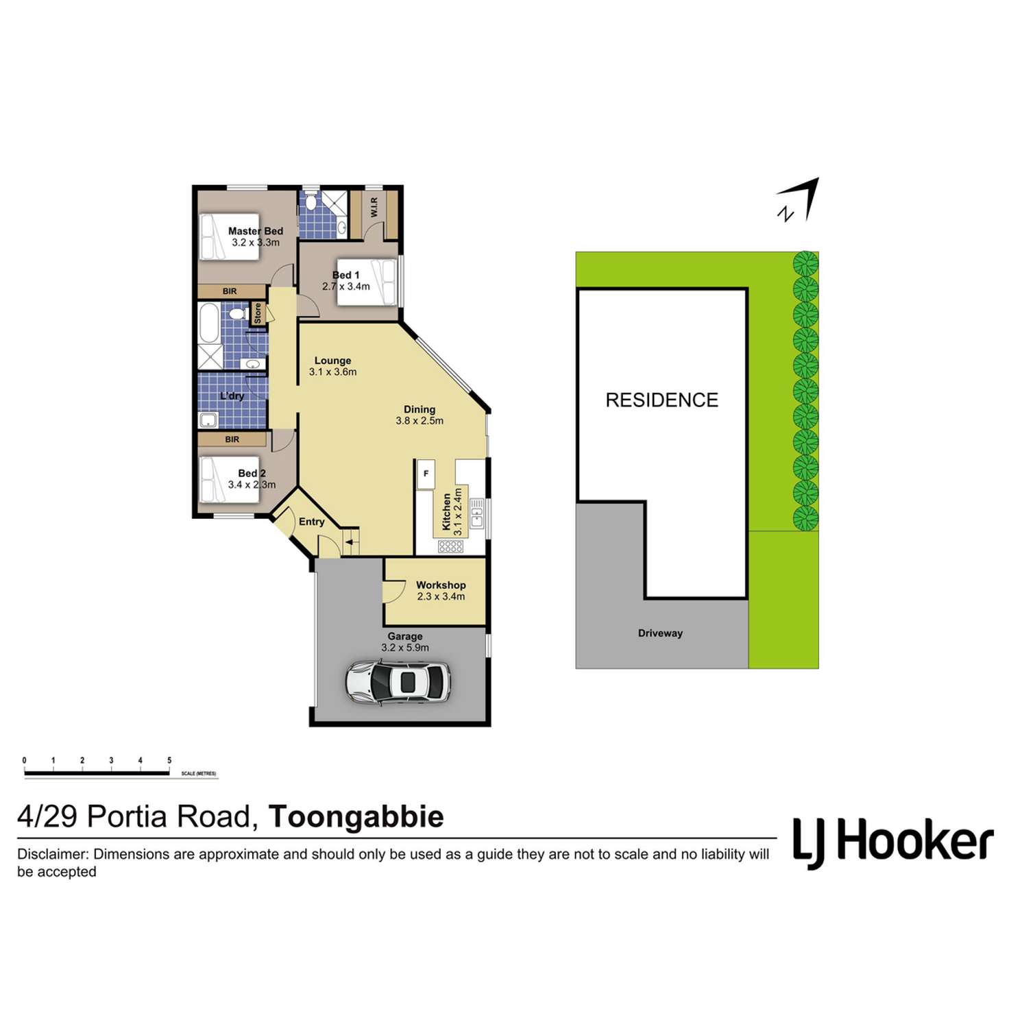 Floorplan of Homely semiDetached listing, 4/29 Portia Road, Toongabbie NSW 2146