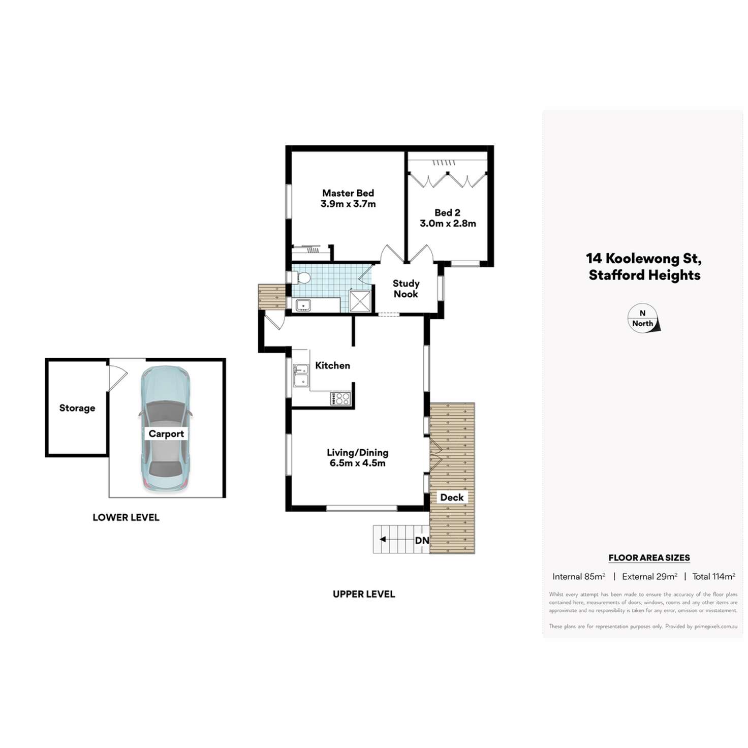 Floorplan of Homely house listing, 14 Koolewong Street, Stafford Heights QLD 4053
