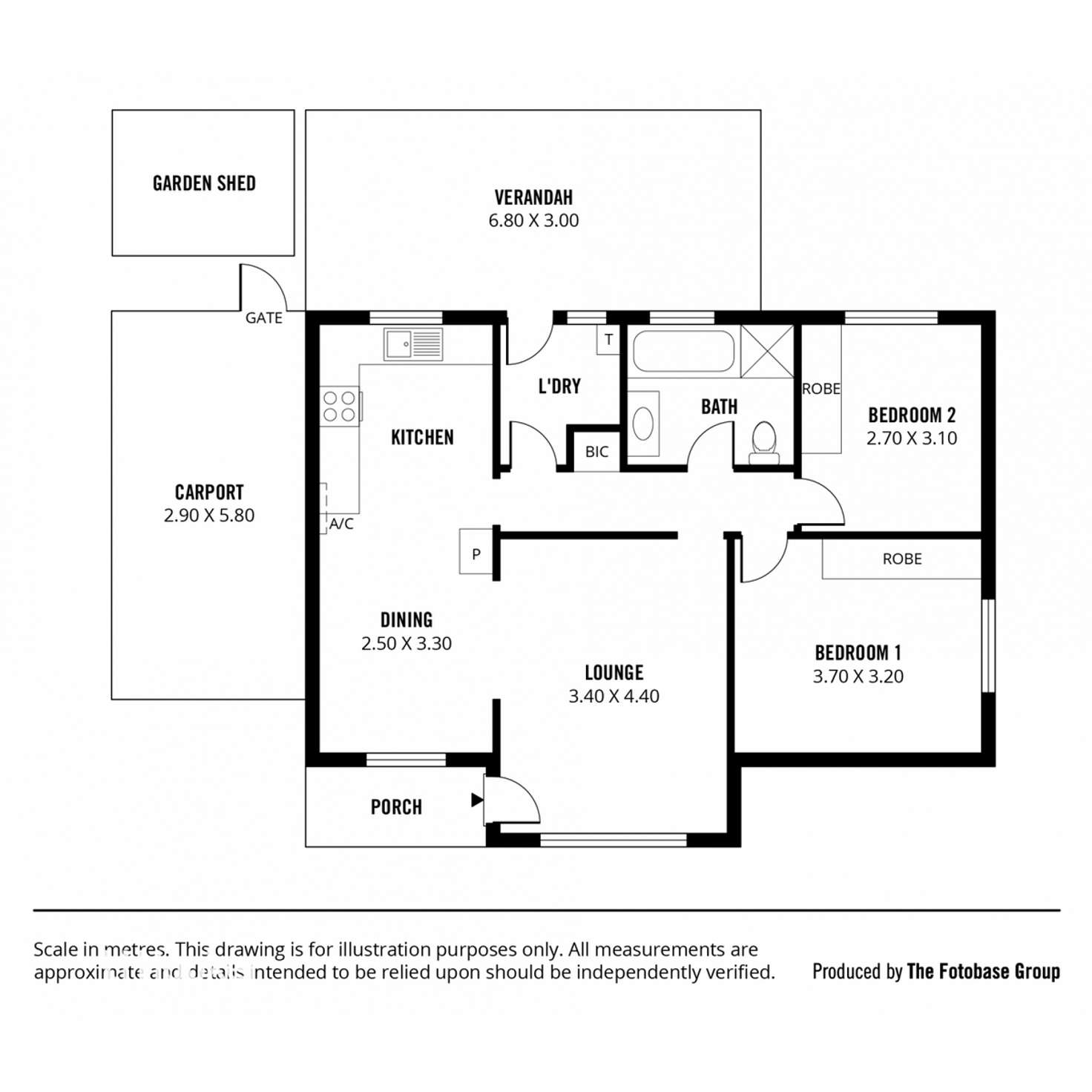 Floorplan of Homely unit listing, 11/108 Fenden Road, Salisbury SA 5108