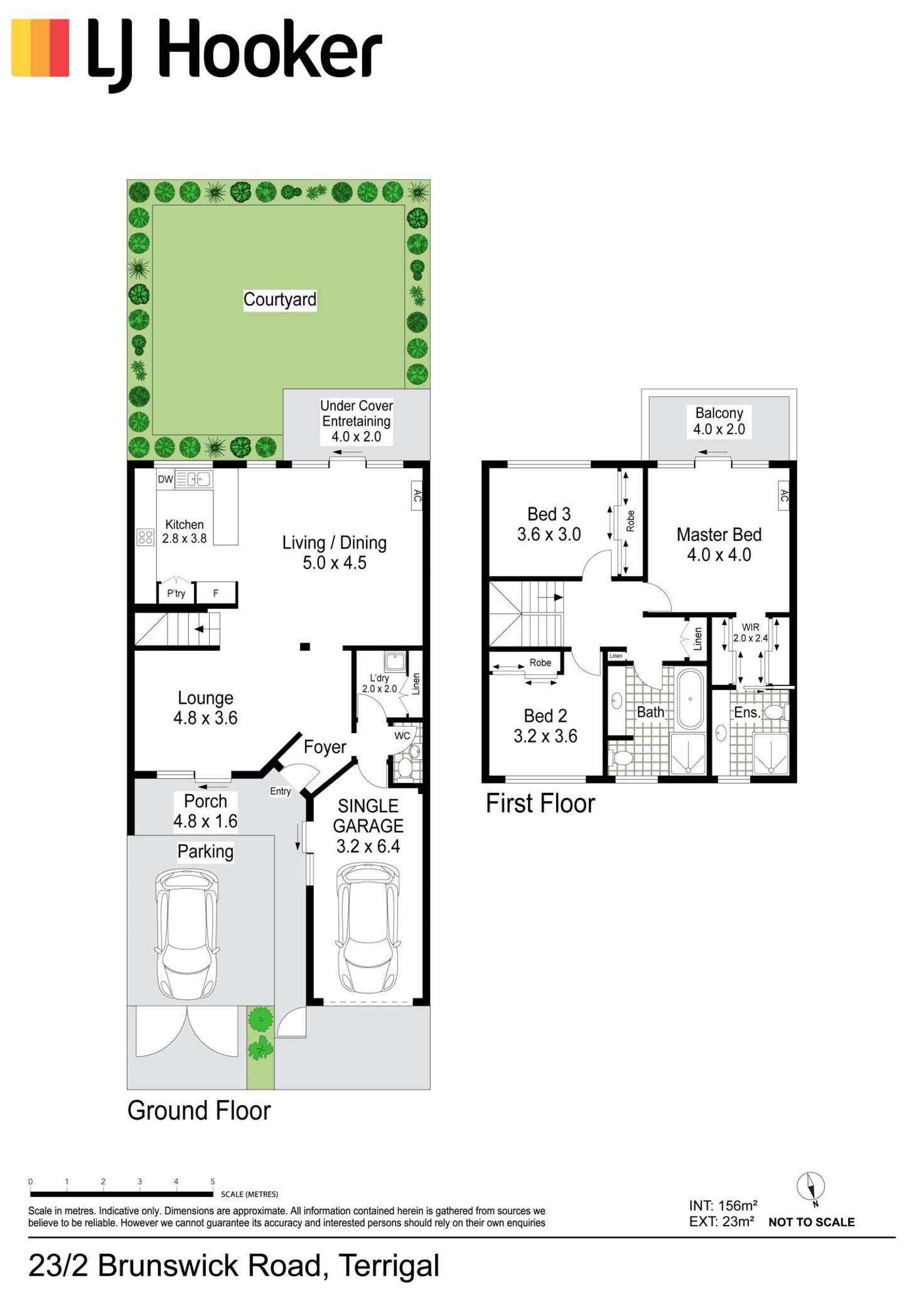Floorplan of Homely townhouse listing, 23/2 Brunswick Road, Terrigal NSW 2260