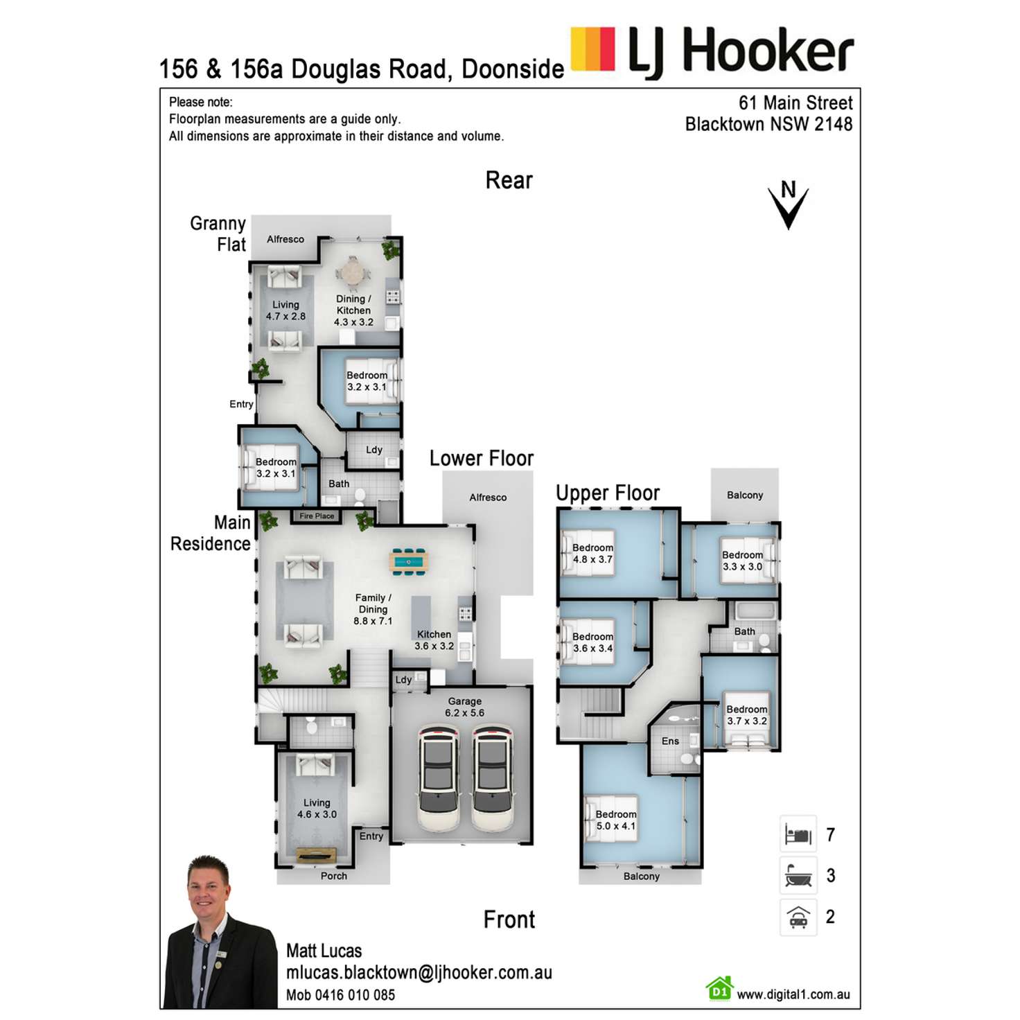 Floorplan of Homely house listing, 156 Douglas Road, Doonside NSW 2767