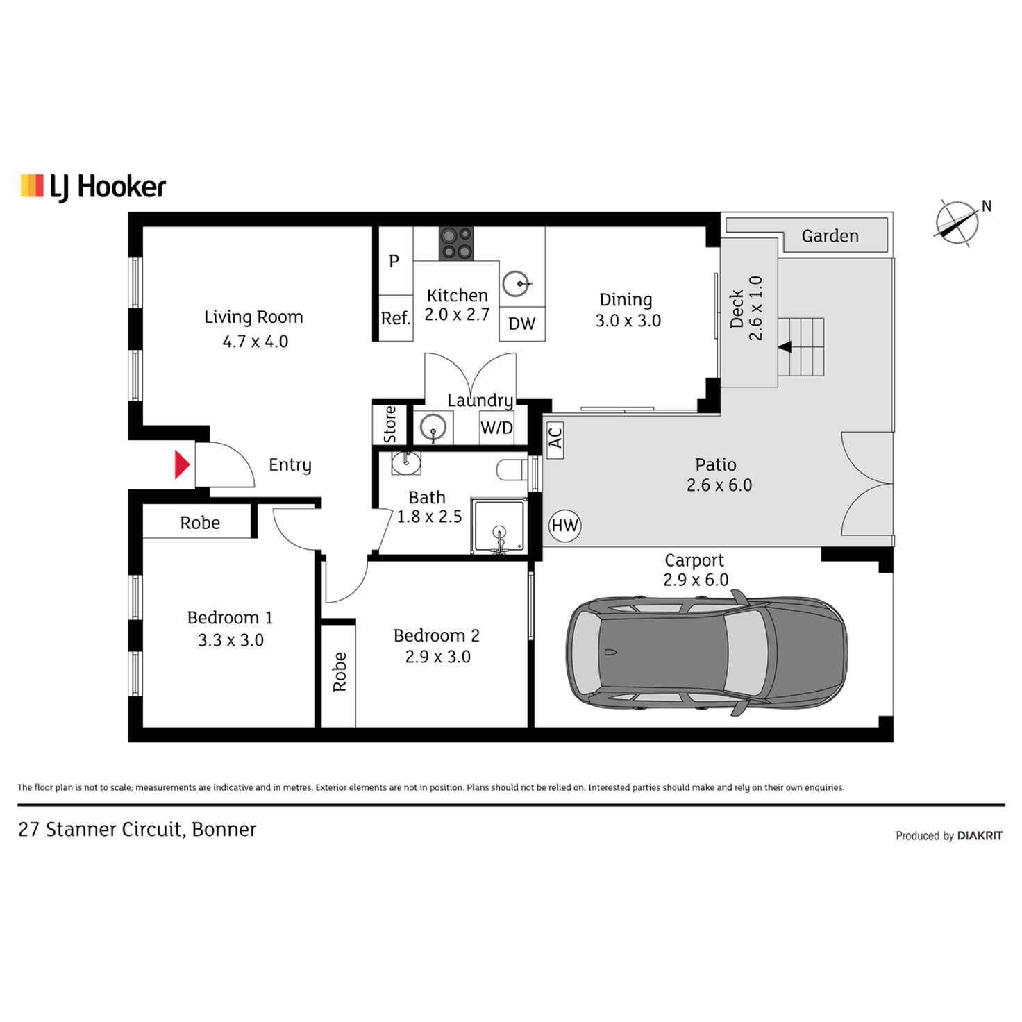 Floorplan of Homely house listing, 27 Stanner Circuit, Bonner ACT 2914