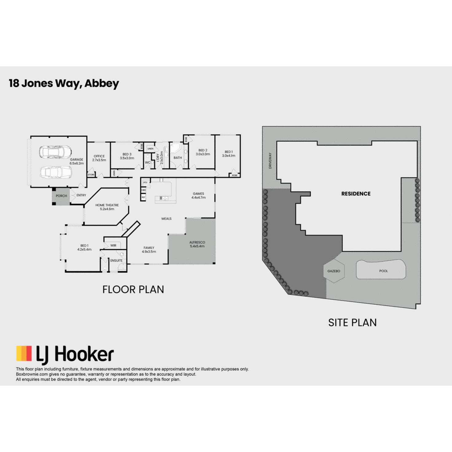 Floorplan of Homely house listing, 18 Jones Way, Abbey WA 6280