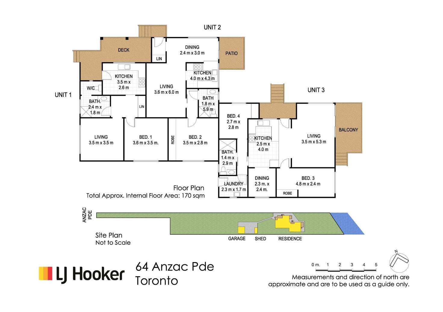 Floorplan of Homely house listing, 64 Anzac Parade, Toronto NSW 2283