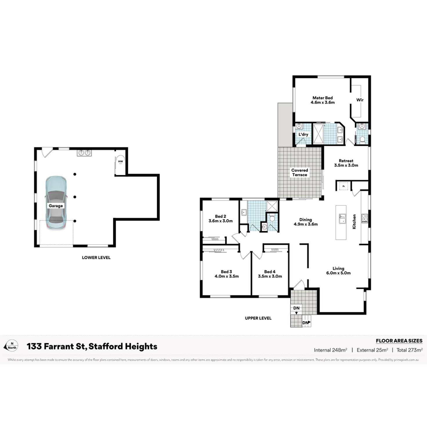 Floorplan of Homely house listing, 133 Farrant Street, Stafford Heights QLD 4053