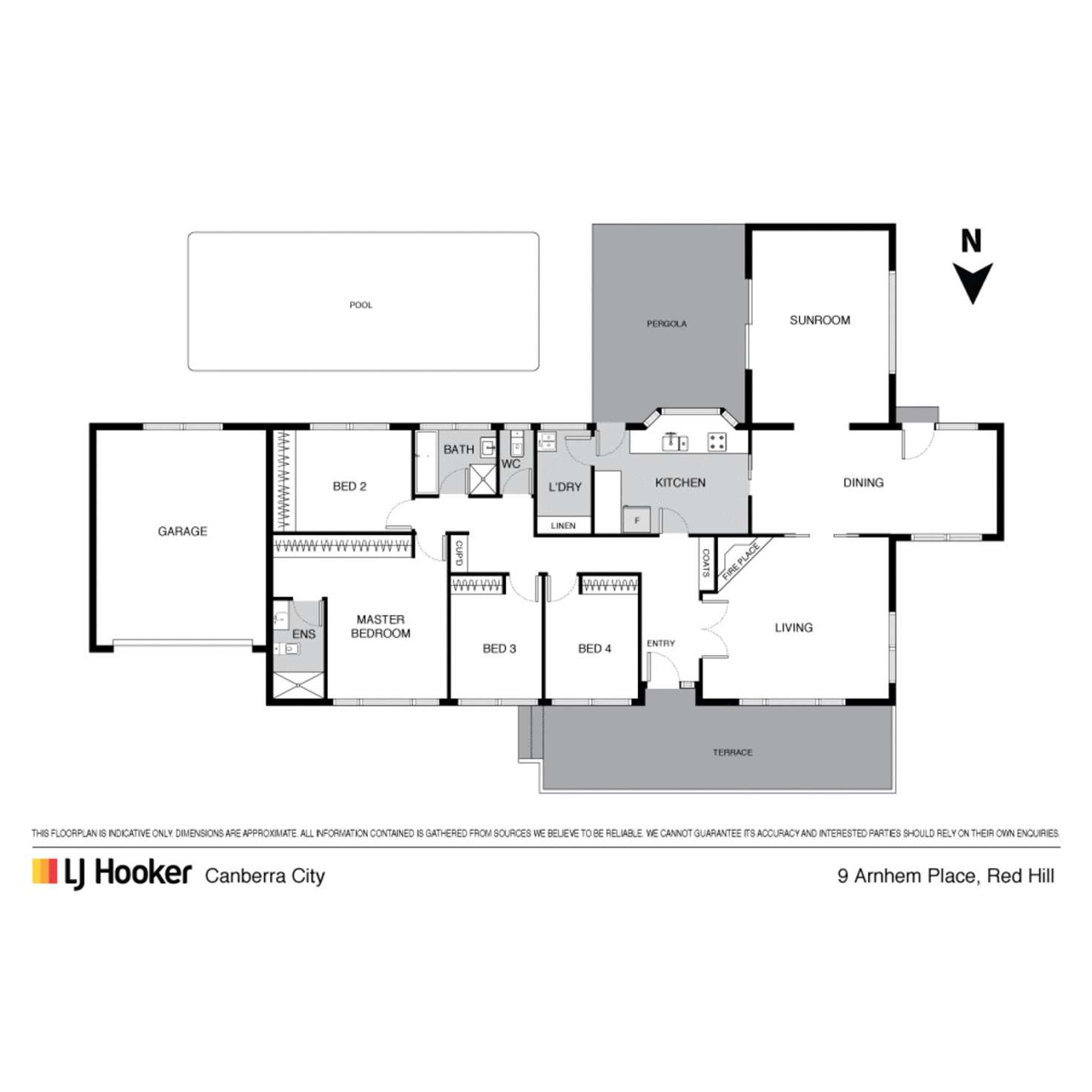 Floorplan of Homely house listing, 9 Arnhem Place, Red Hill ACT 2603
