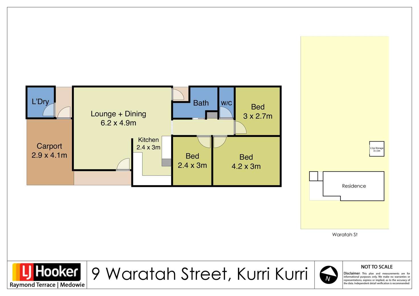 Floorplan of Homely house listing, 9 Waratah Street, Kurri Kurri NSW 2327