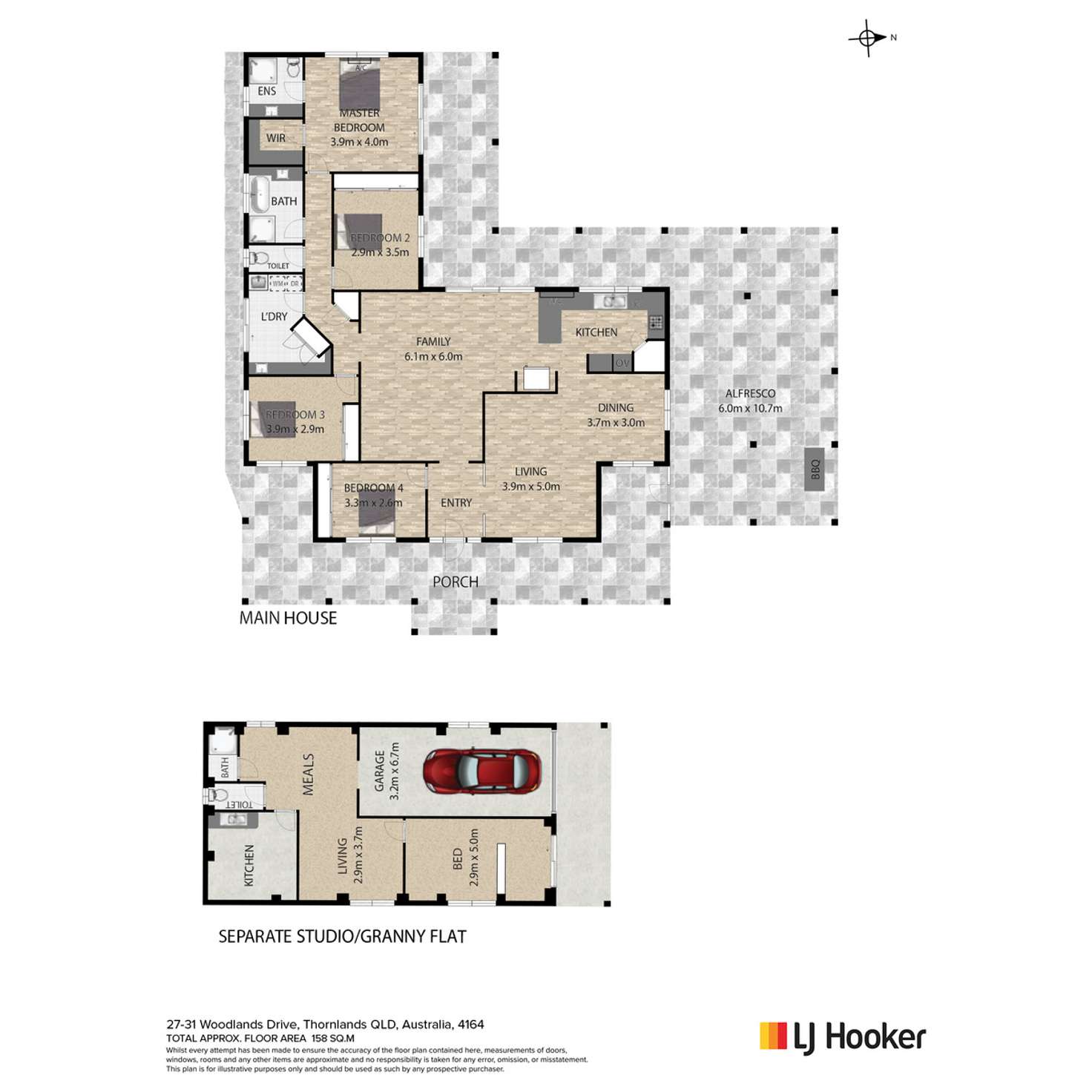 Floorplan of Homely house listing, 27-31 Woodlands Drive, Thornlands QLD 4164