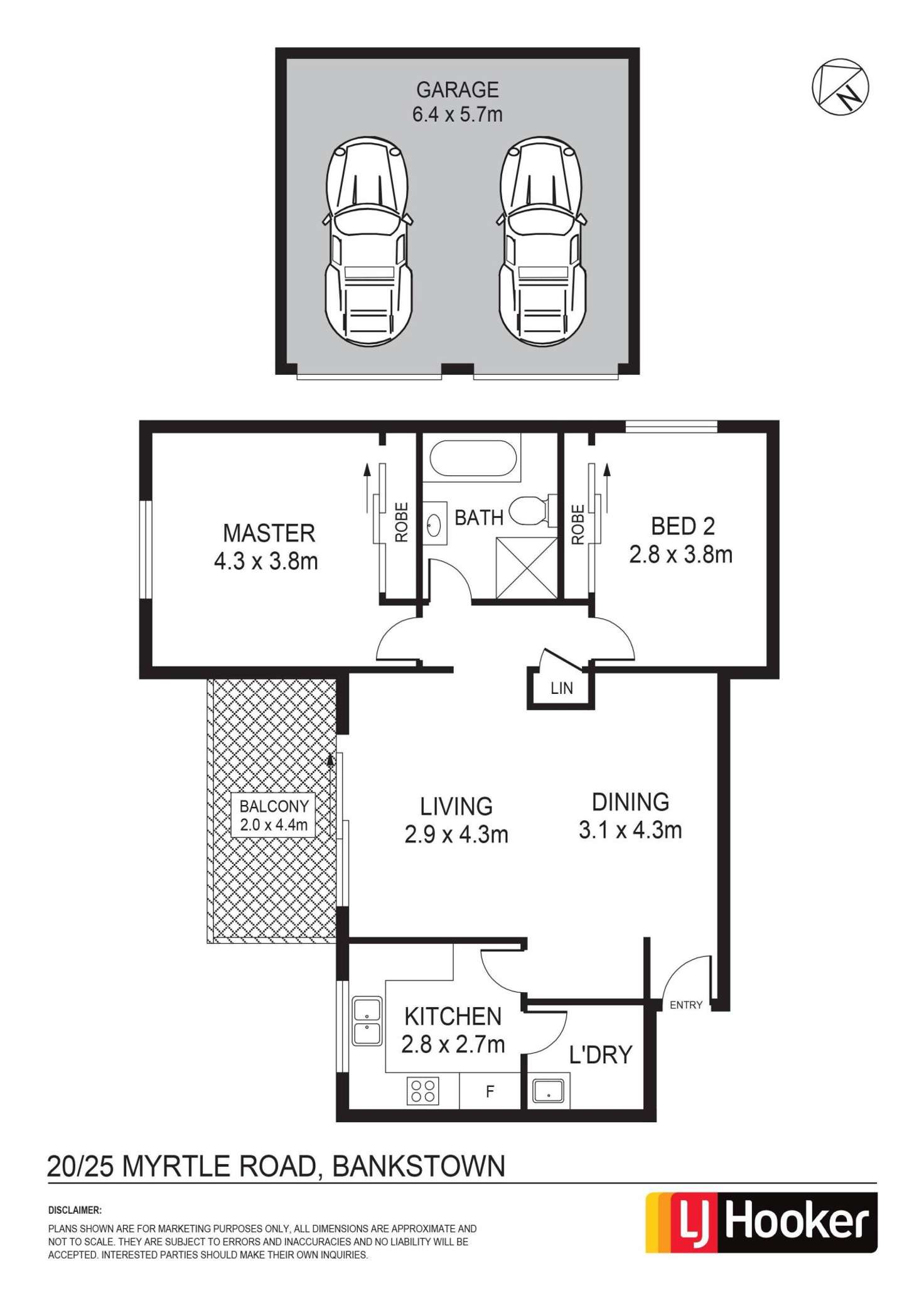 Floorplan of Homely unit listing, 20/25-27 Myrtle Road, Bankstown NSW 2200