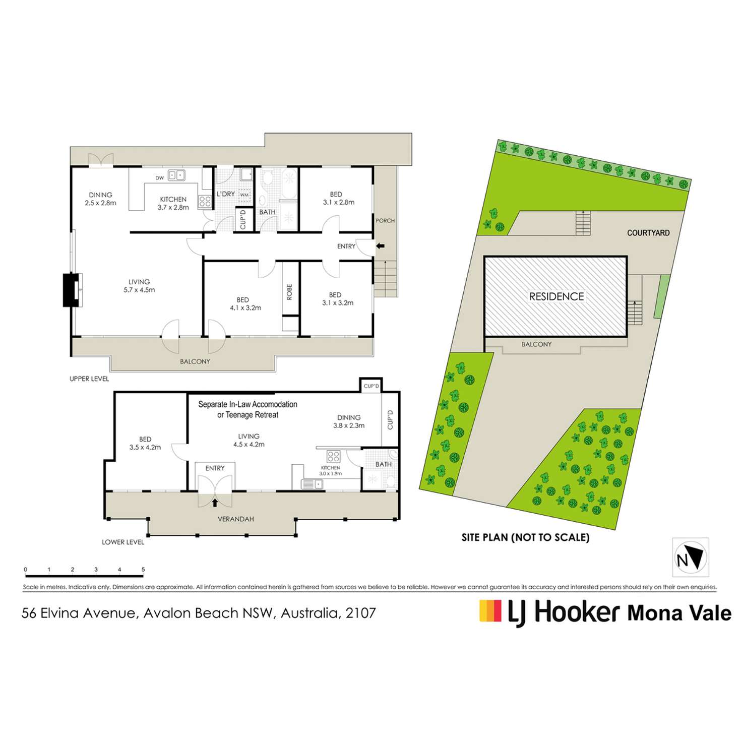 Floorplan of Homely house listing, 56 Elvina Avenue, Avalon Beach NSW 2107