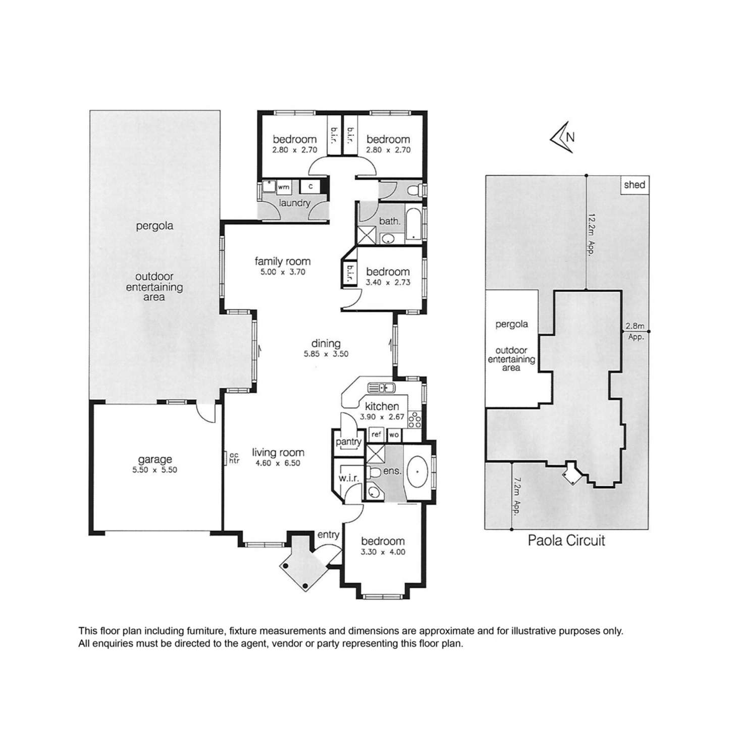 Floorplan of Homely house listing, 18 Paola Circuit, Point Cook VIC 3030