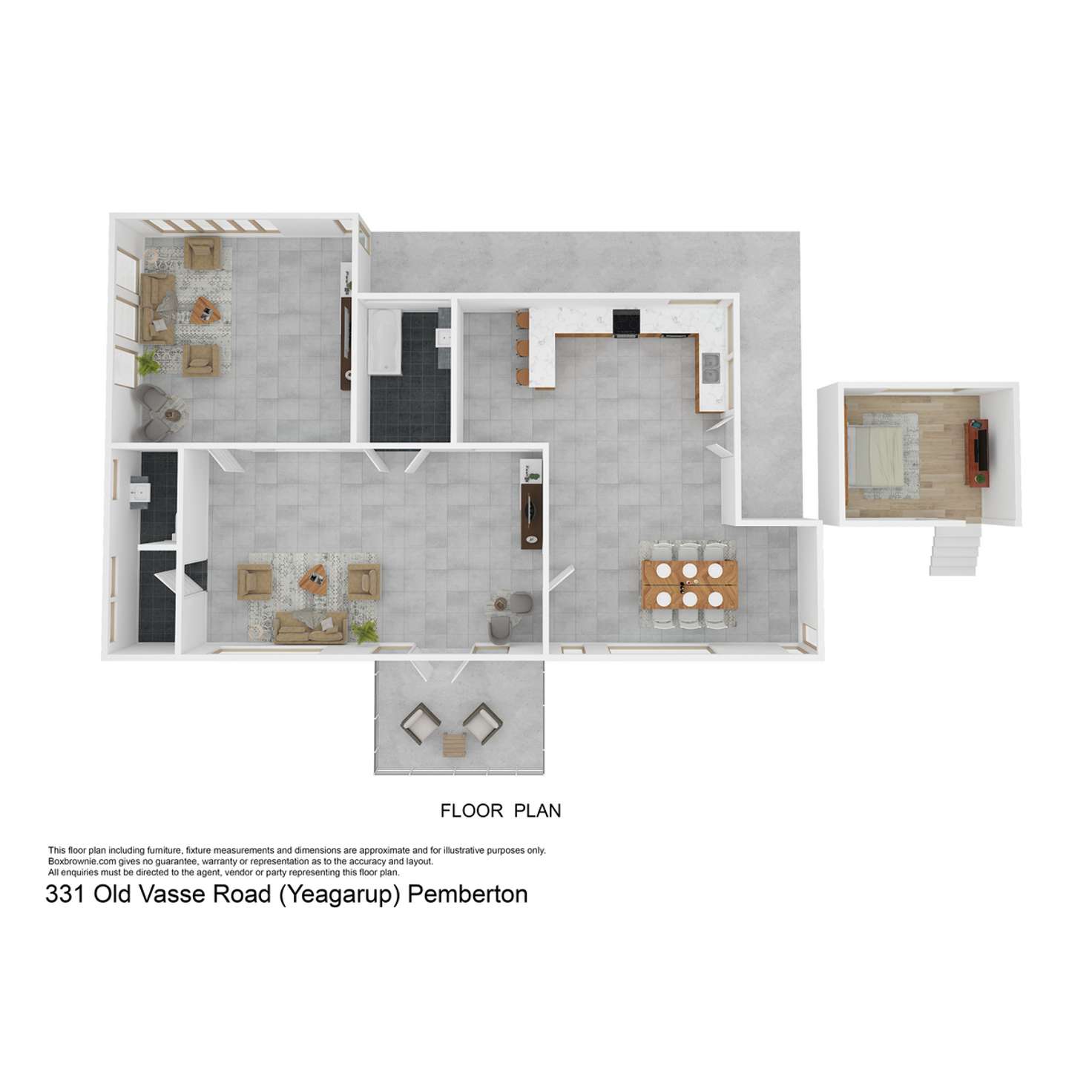 Floorplan of Homely house listing, 331 Old Vasse Road (Yeagarup), Pemberton WA 6260