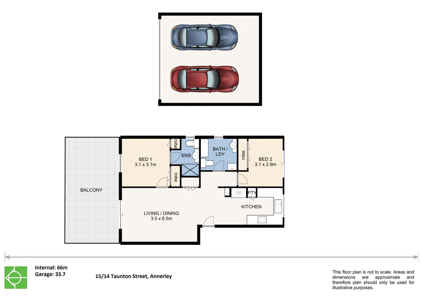 Floorplan of Homely unit listing, 15/14 Taunton Street, Annerley QLD 4103