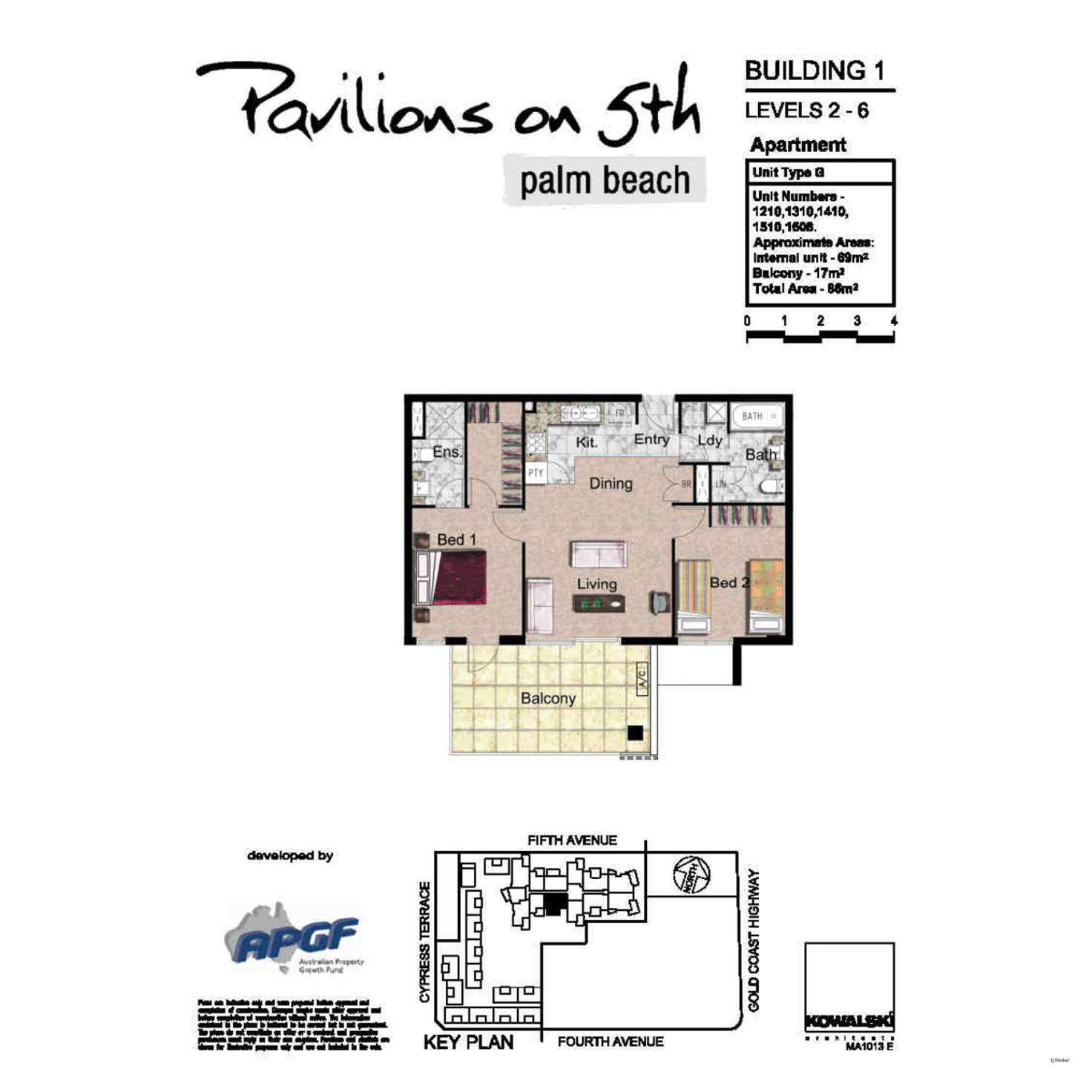 Floorplan of Homely apartment listing, 1510/10 Fifth Avenue, Palm Beach QLD 4221