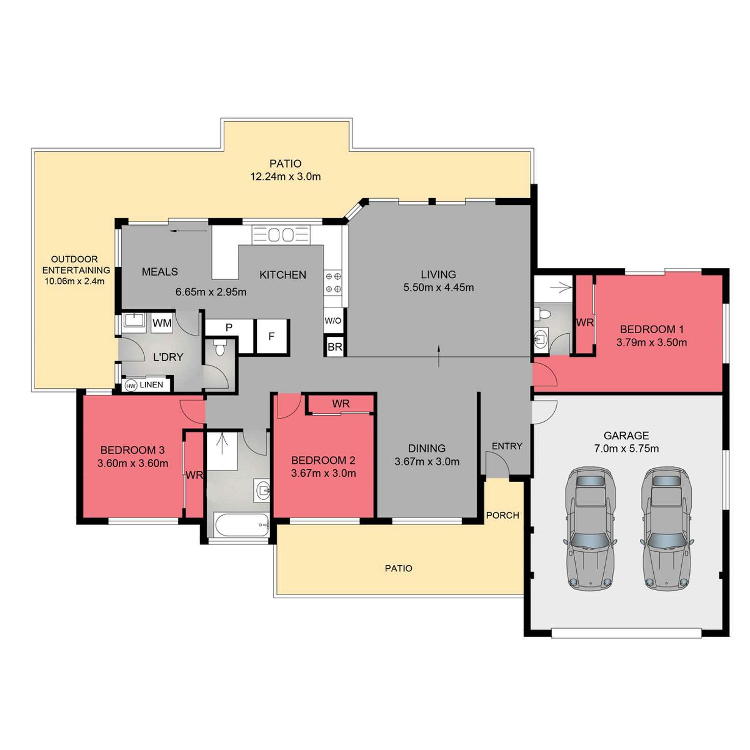 Floorplan of Homely house listing, 61 Jameson Avenue, East Ballina NSW 2478