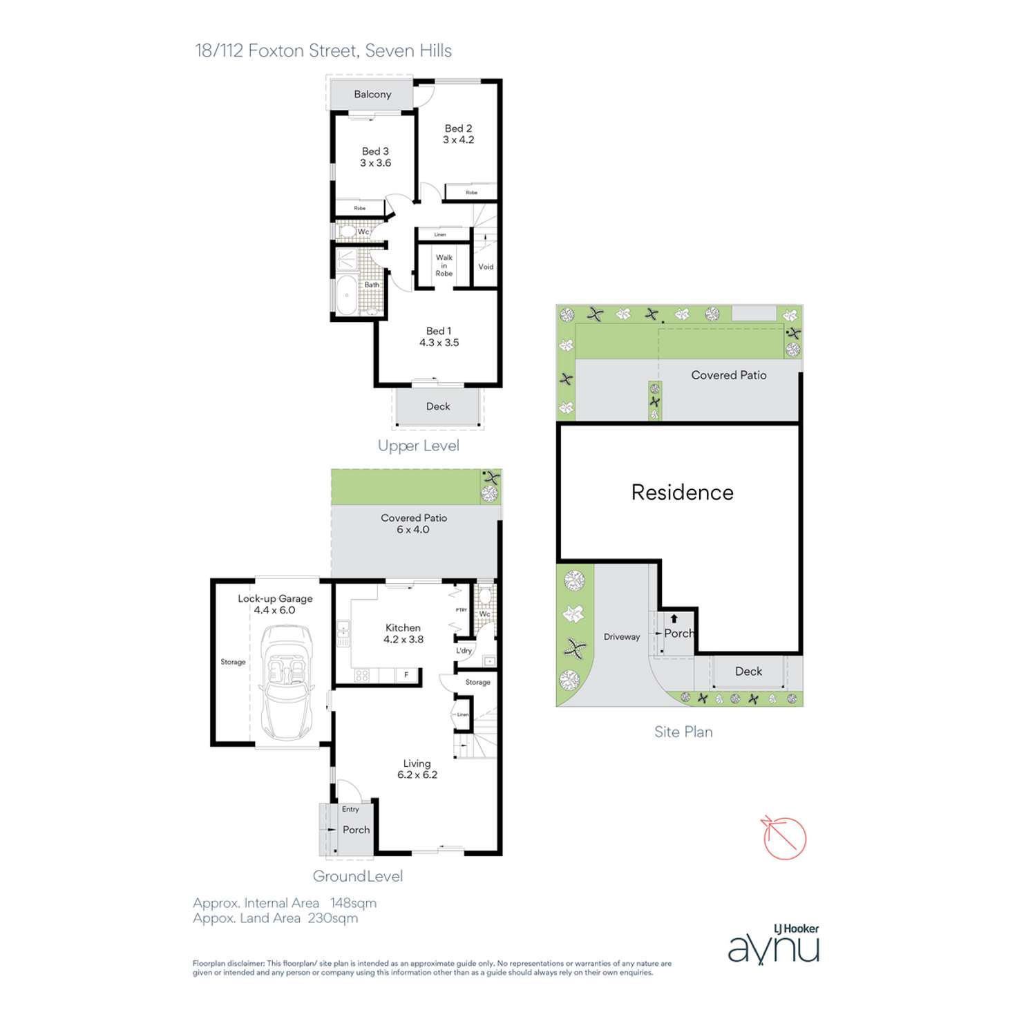 Floorplan of Homely townhouse listing, 18/112 Foxton Street, Seven Hills QLD 4170