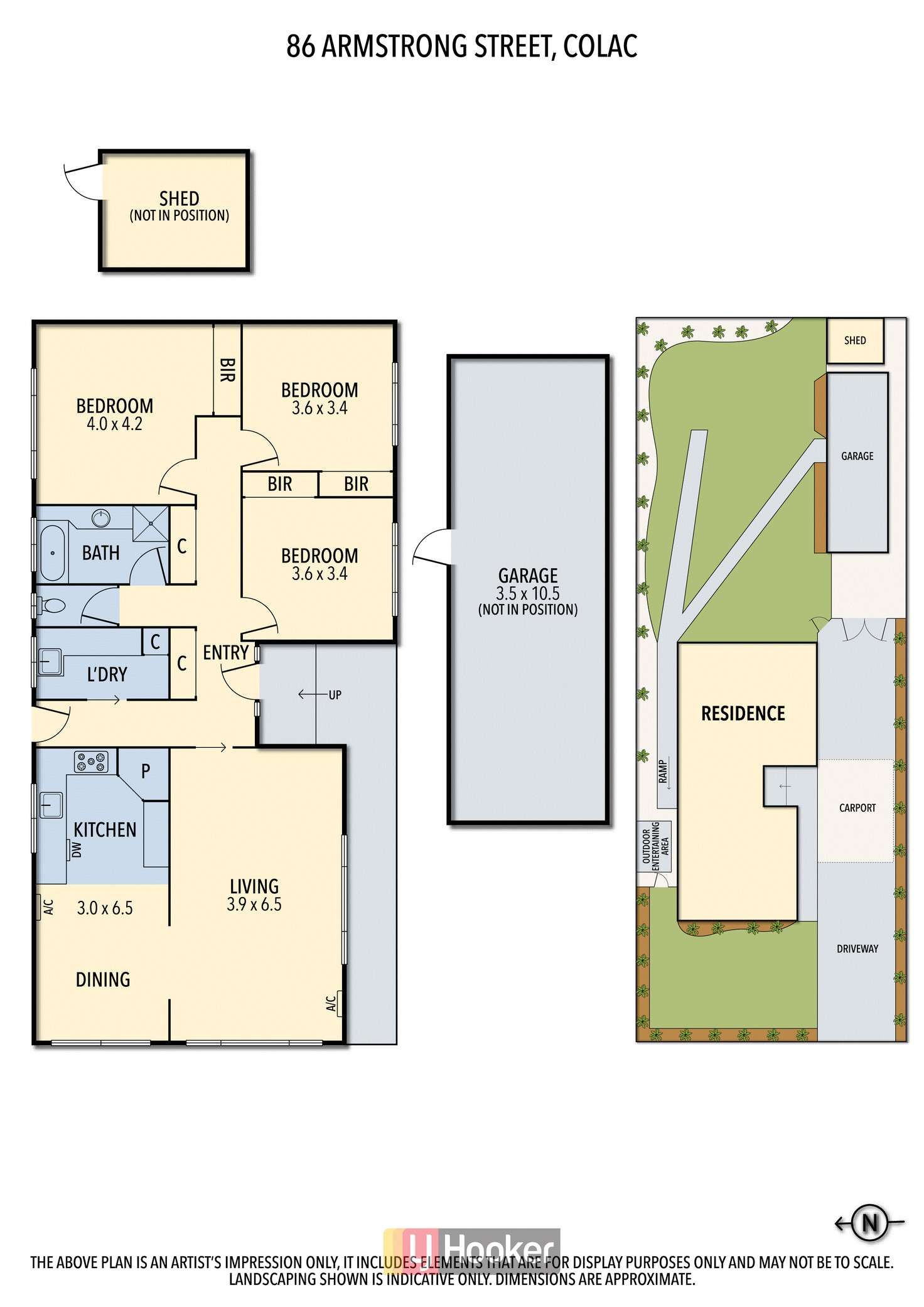 Floorplan of Homely house listing, 86 Armstrong Street, Colac VIC 3250