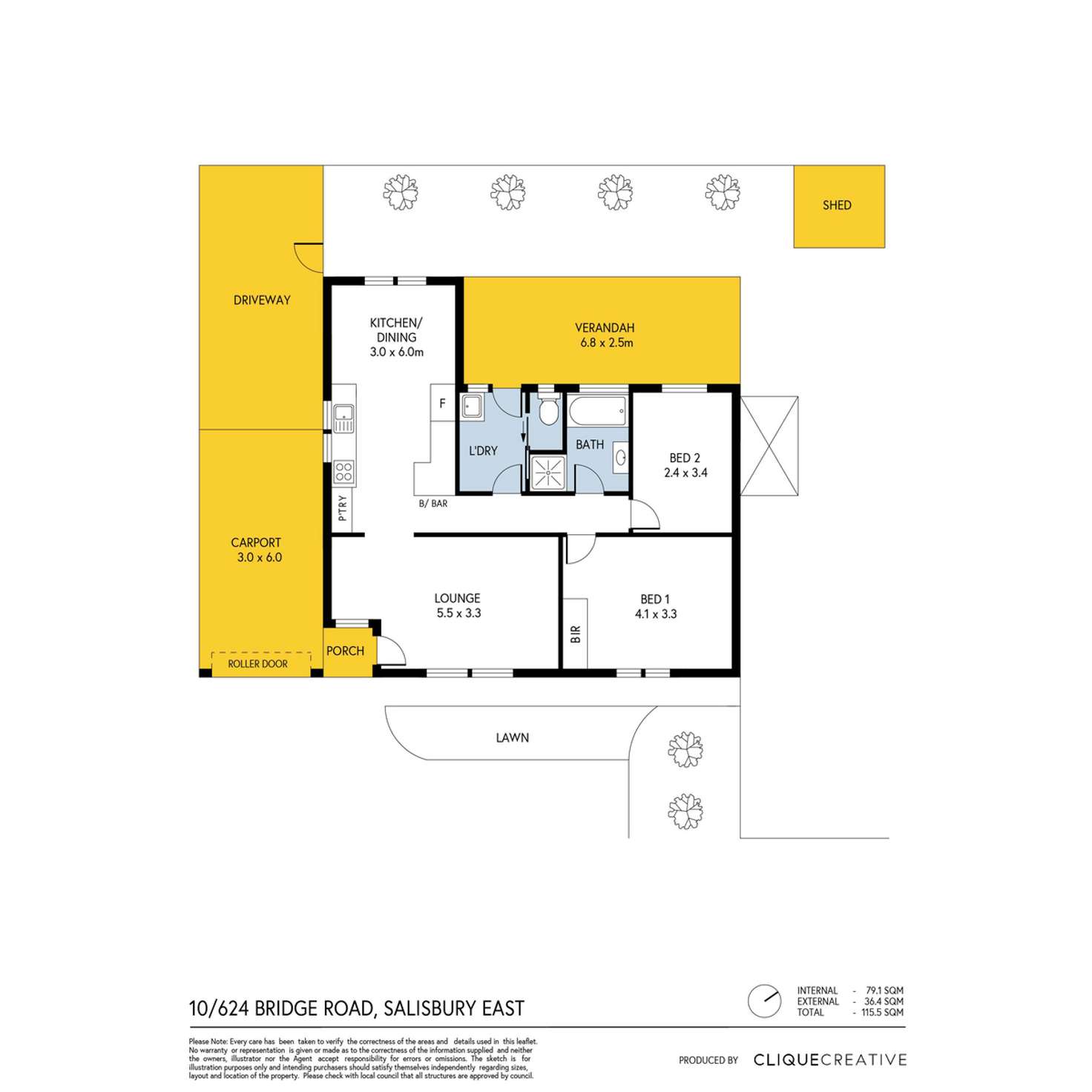 Floorplan of Homely house listing, 10/624 Bridge Road, Salisbury East SA 5109