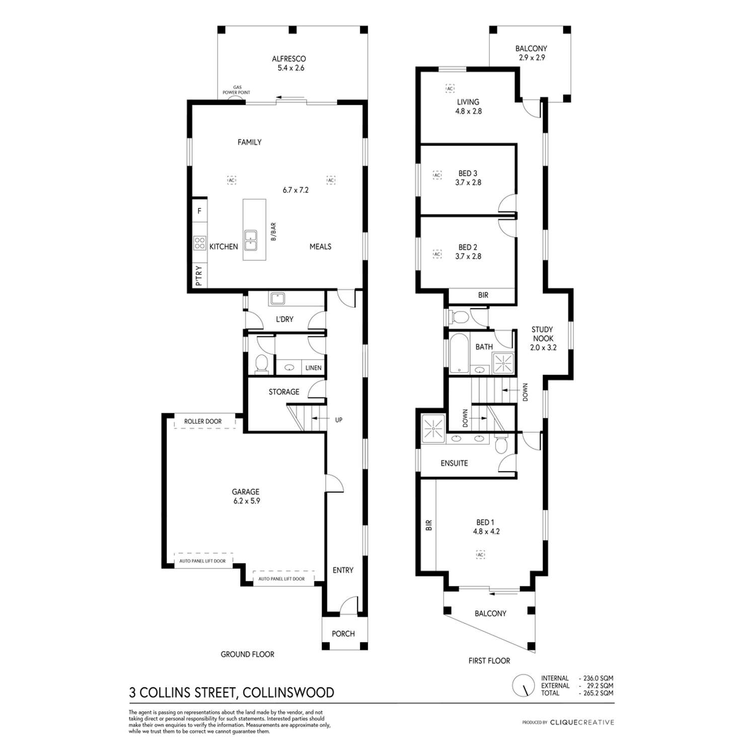 Floorplan of Homely house listing, 3 Collins Street, Collinswood SA 5081