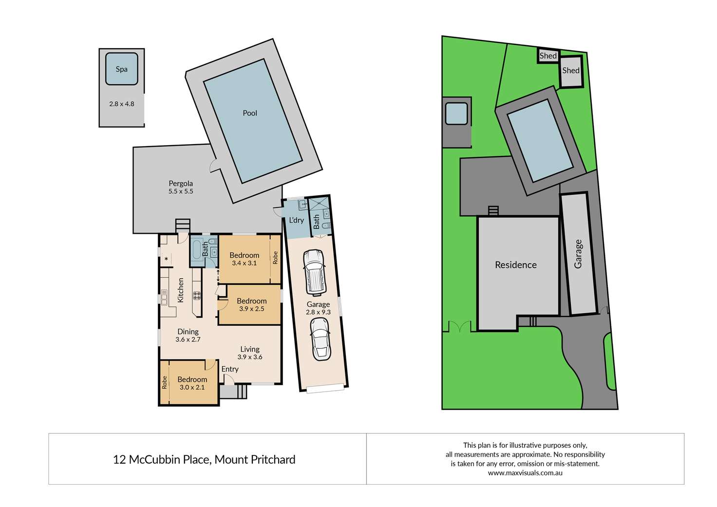 Floorplan of Homely house listing, 12 McCubbin Place, Mount Pritchard NSW 2170