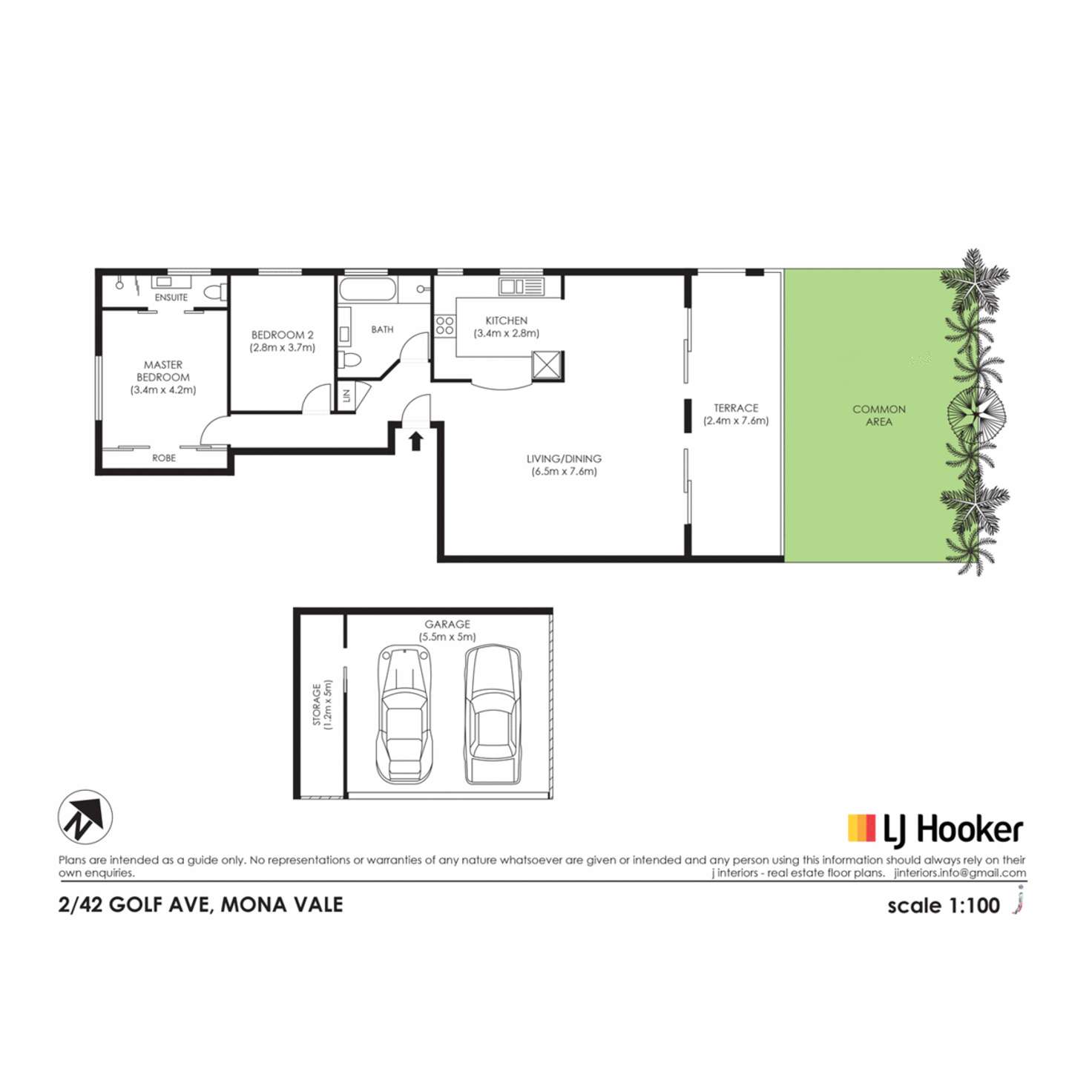 Floorplan of Homely apartment listing, 2/42 Golf Avenue, Mona Vale NSW 2103