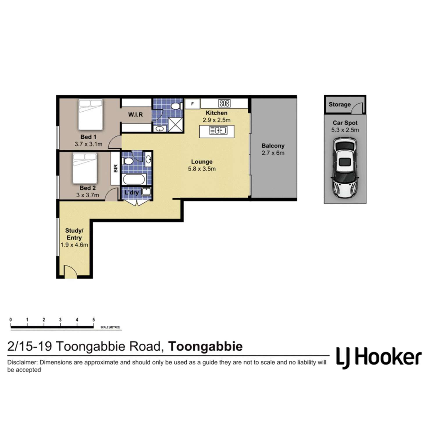 Floorplan of Homely apartment listing, 2/15-19 Toongabbie Road, Toongabbie NSW 2146