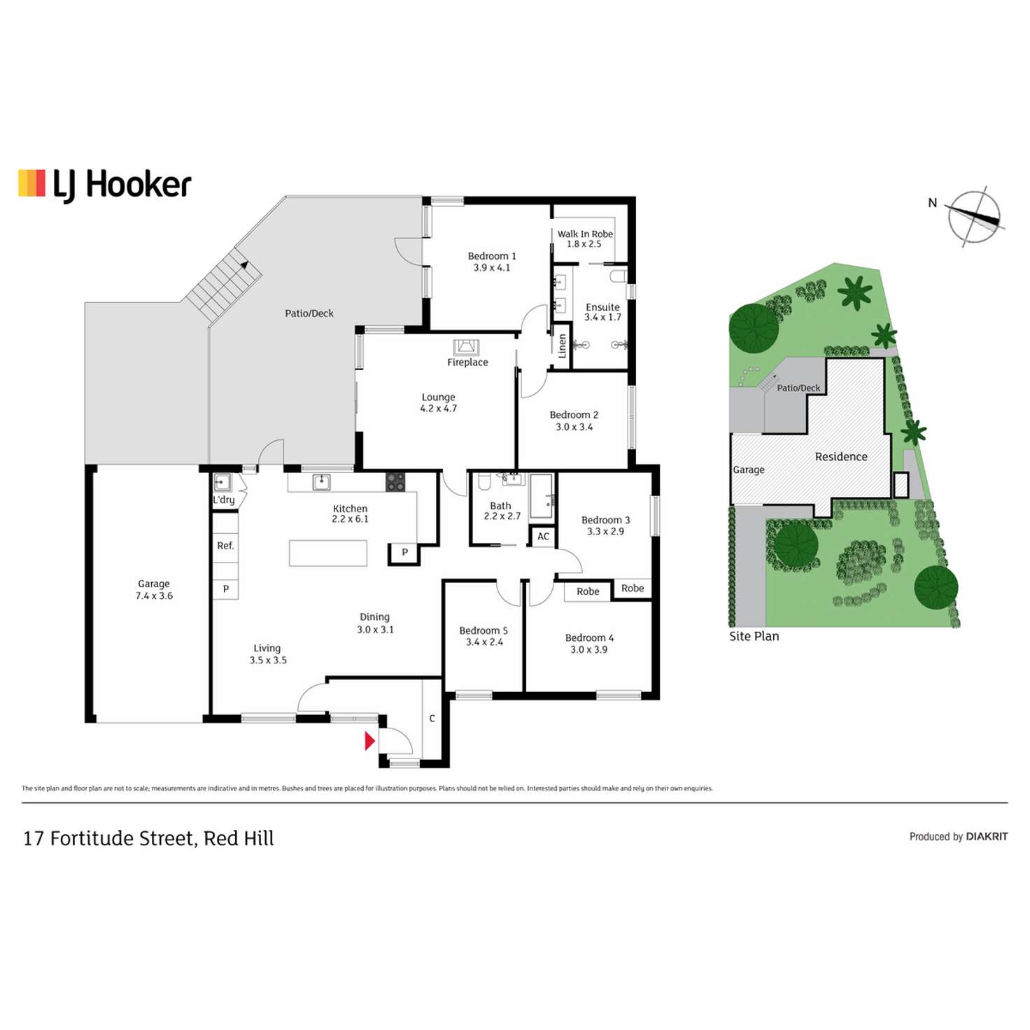 Floorplan of Homely house listing, 17 Fortitude Street, Red Hill ACT 2603