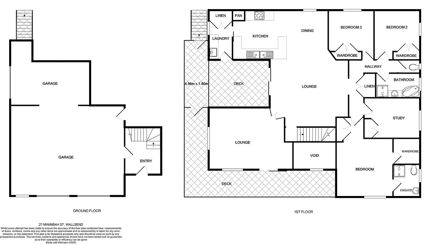 Floorplan of Homely house listing, 27 Minimbah Close, Wallsend NSW 2287