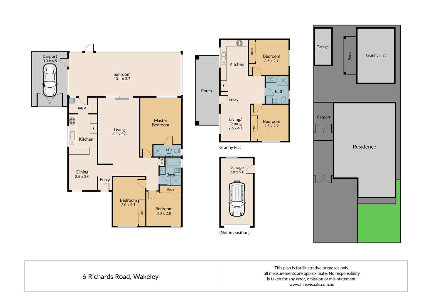 Floorplan of Homely house listing, 6 Richards Road, Wakeley NSW 2176