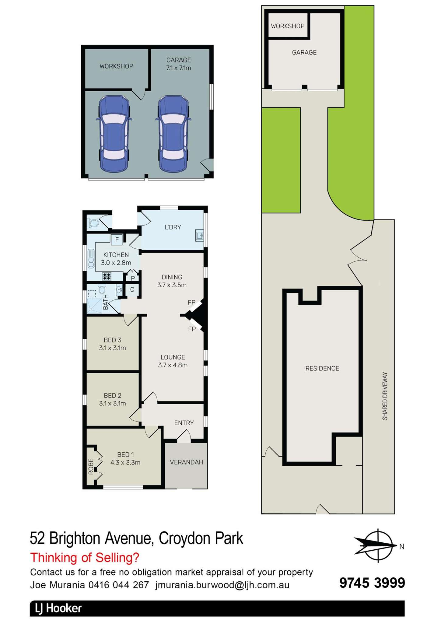 Floorplan of Homely house listing, 52 Brighton Avenue, Croydon Park NSW 2133