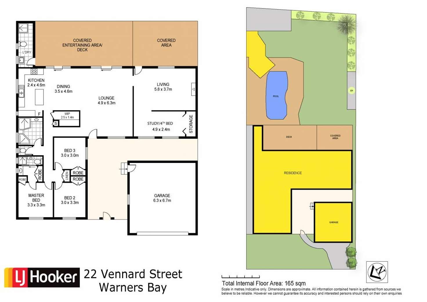 Floorplan of Homely house listing, 22 Vennard Street, Warners Bay NSW 2282